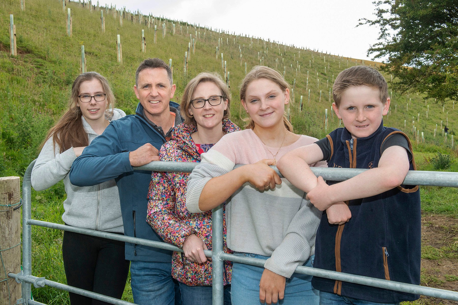 Micheál and Aoife O’Donovan with their children Róise, Muireann and Michael. Photo O’Gorman Photography