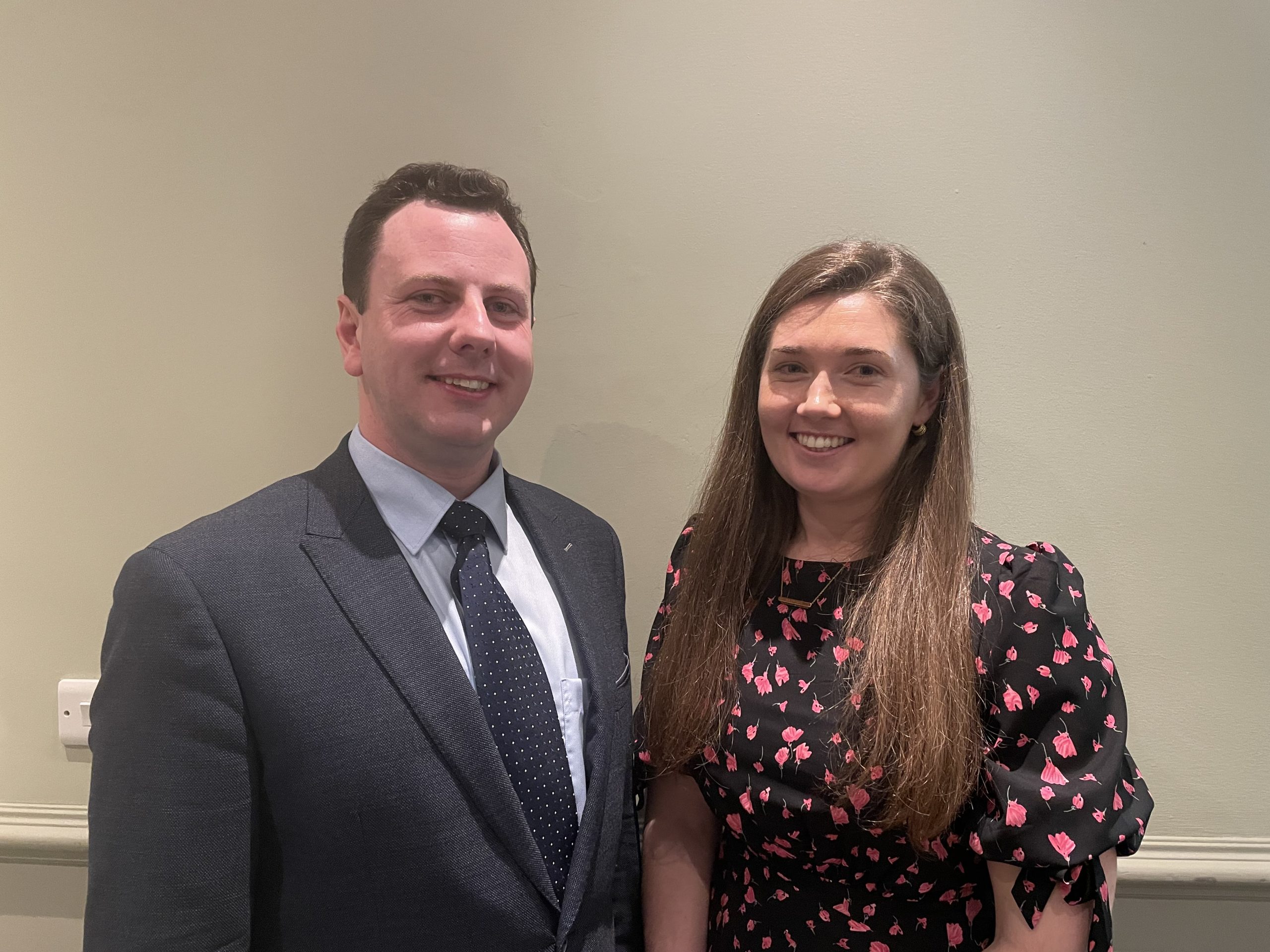 Conor Murphy and Josephine O'Neill who are running  in the Macra presidential election