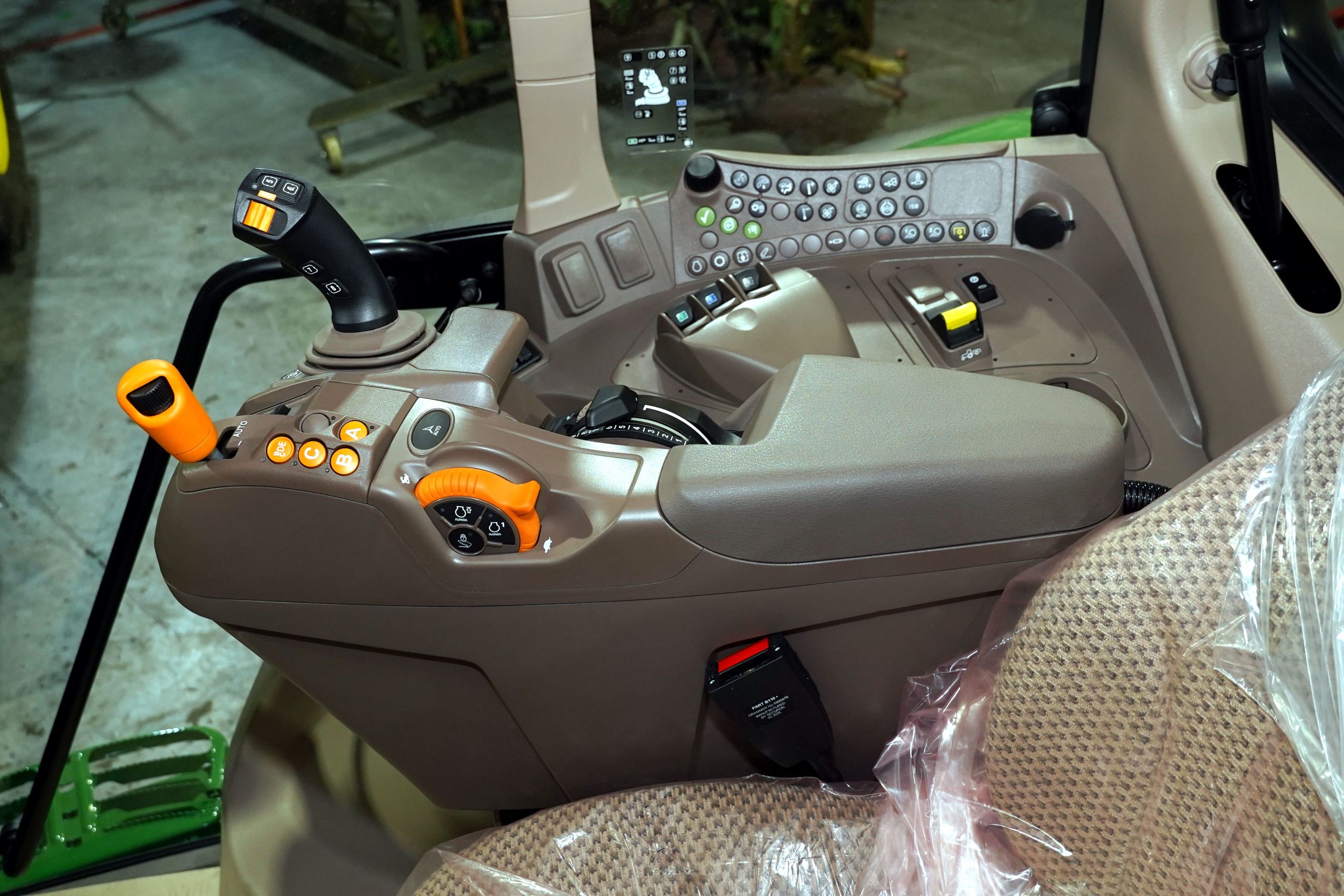 Whatever the size of the tractor, the controls will remain the same throughout.