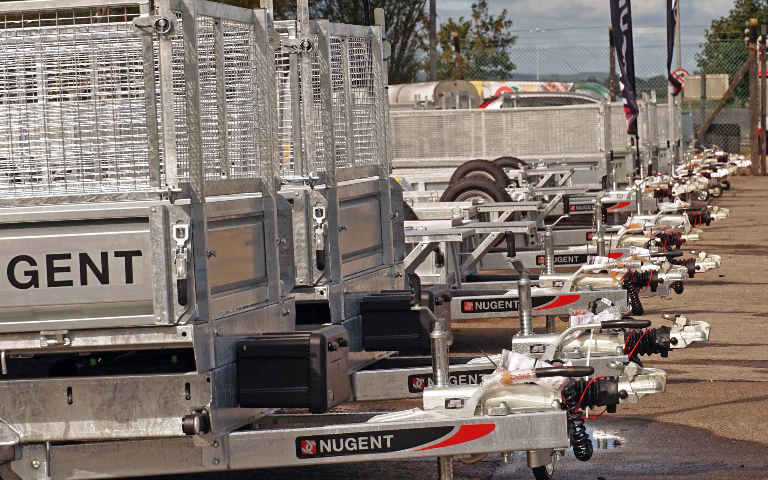 A large stock of the company's products are kept, ready for despatch at Nugent's Shannon base