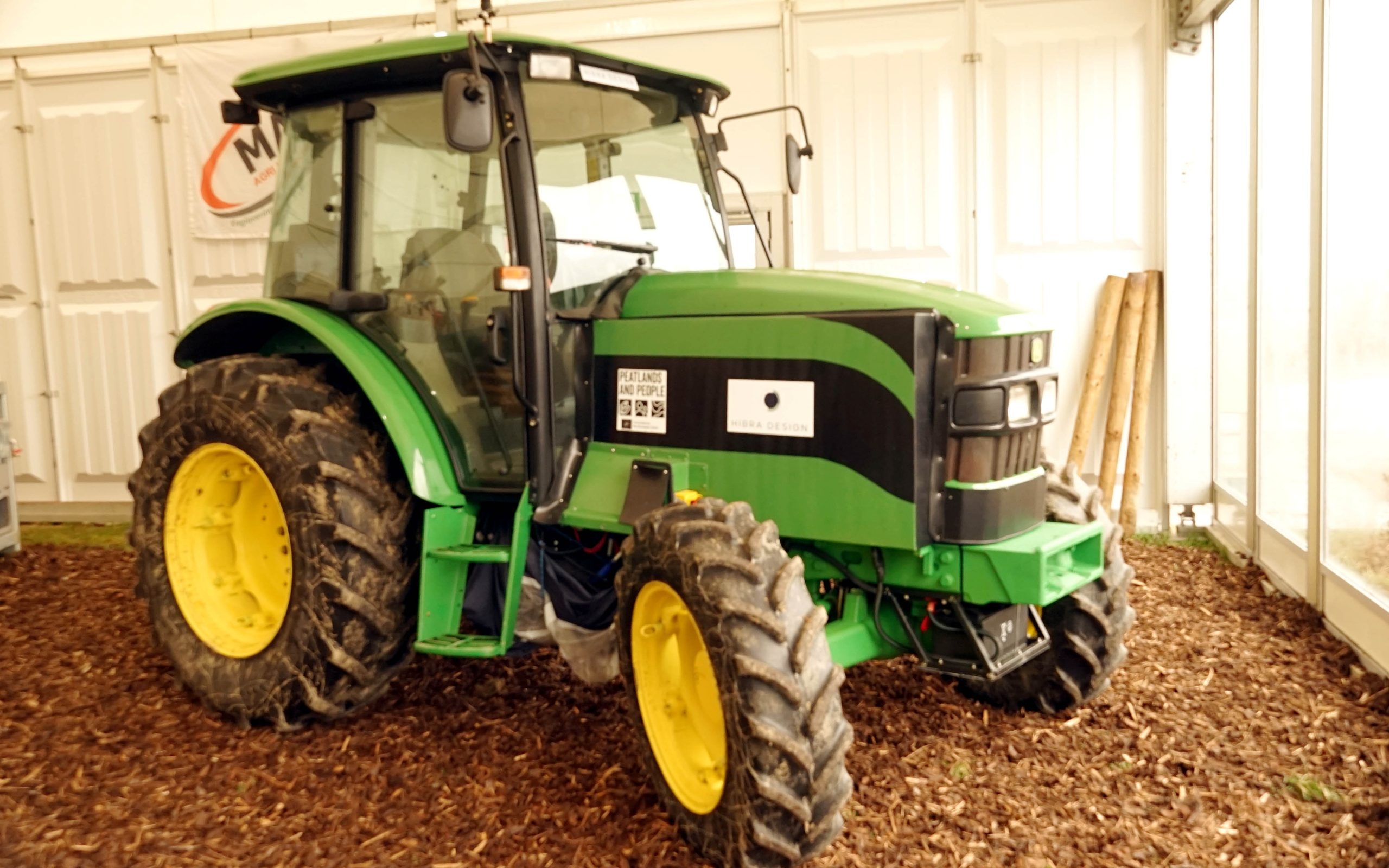 The Hibra John Deere conversion has a fully integrated electric power train