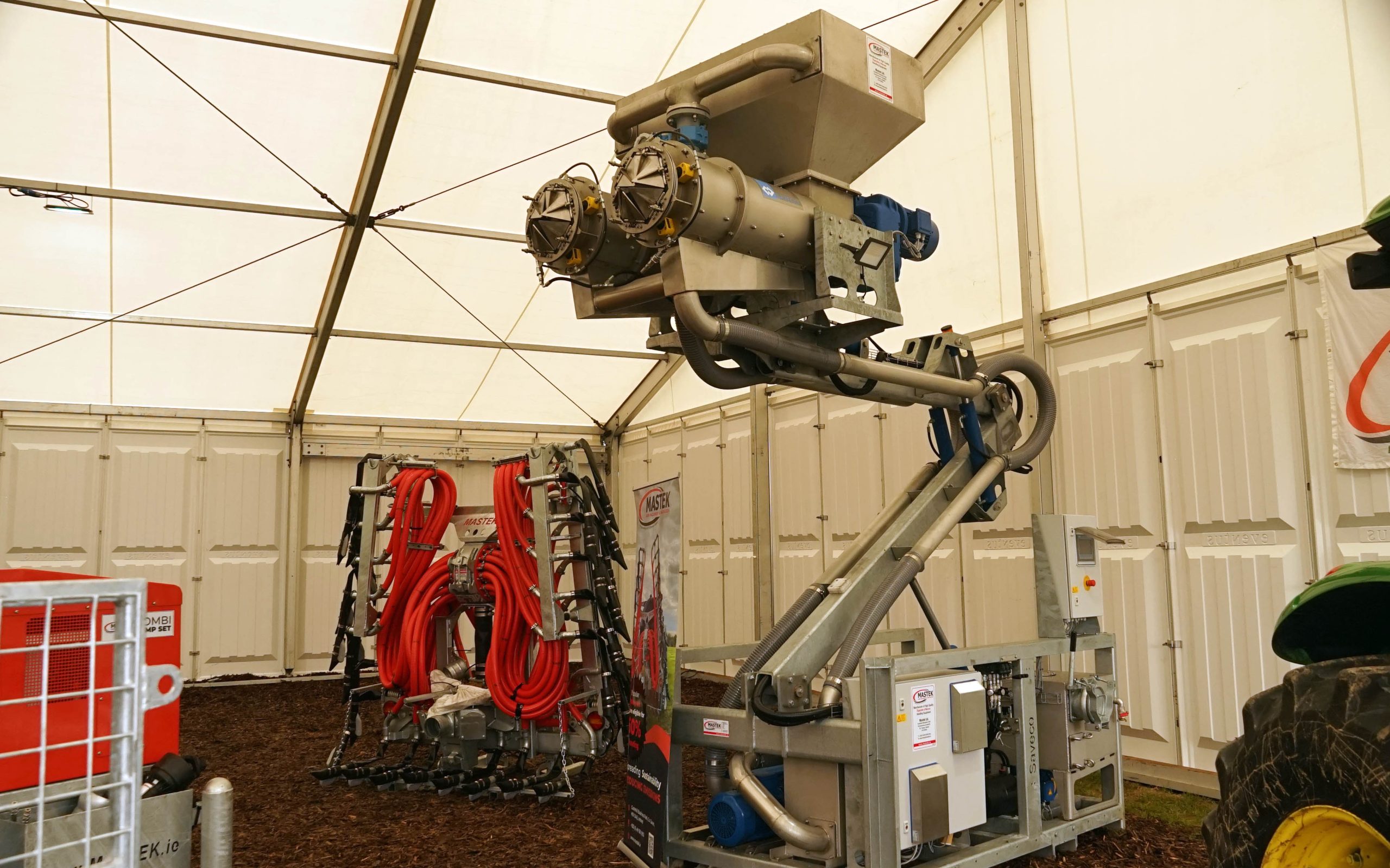 Both Mastek and Slurryquip have their slurry separators in the the innovations tent