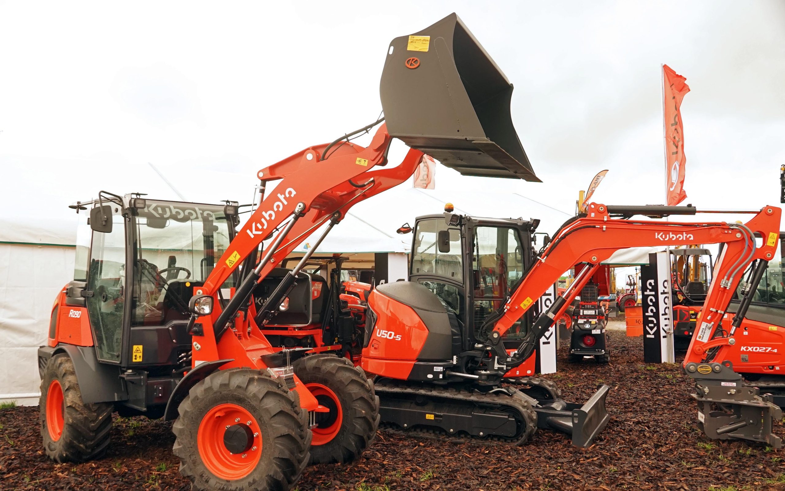 Kubota are keen to be seen as a force in the materials handling sector, and has been promoting its loaders to all farmers