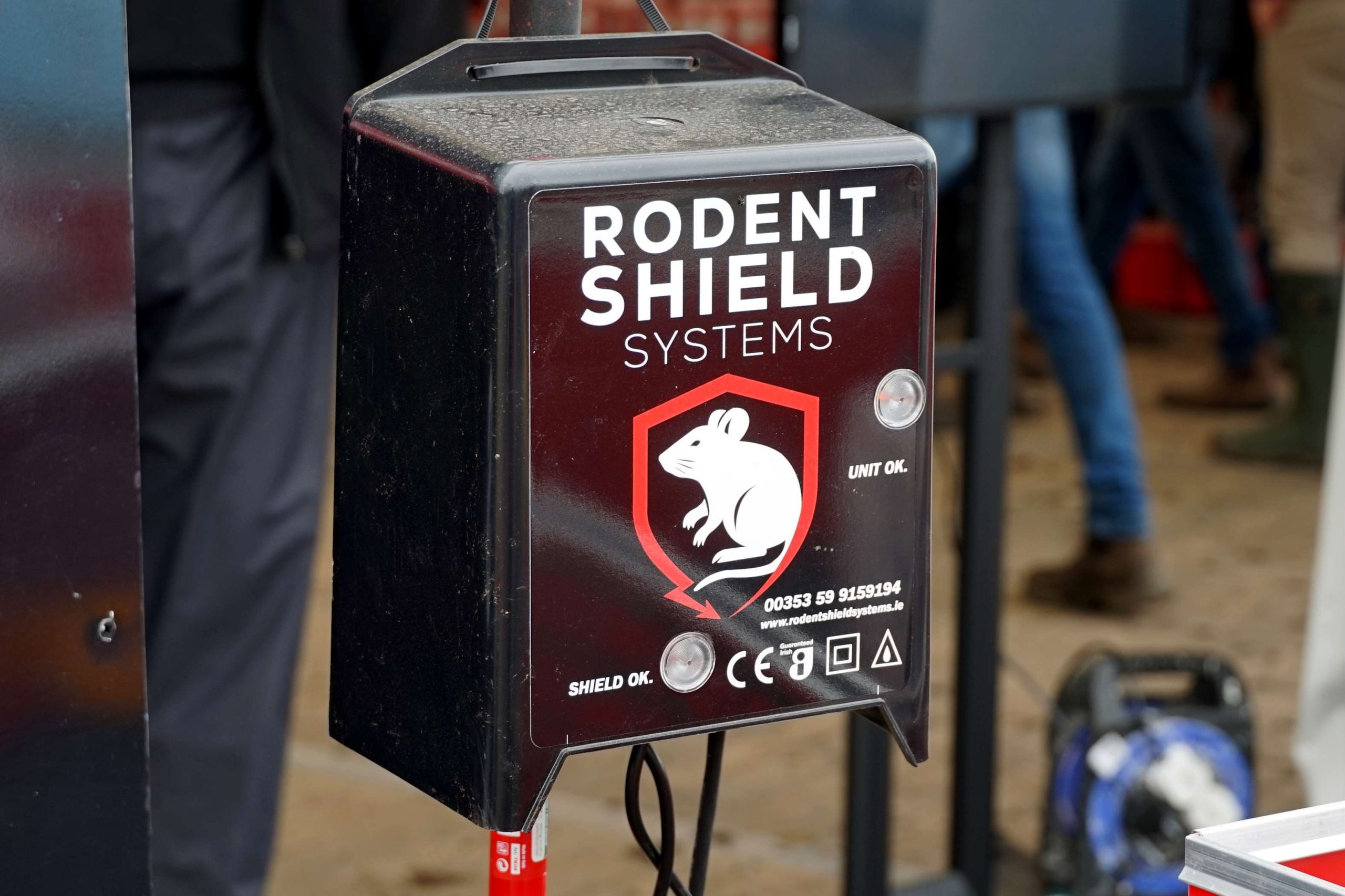 The Irish-built power unit works like any other electric fence charger