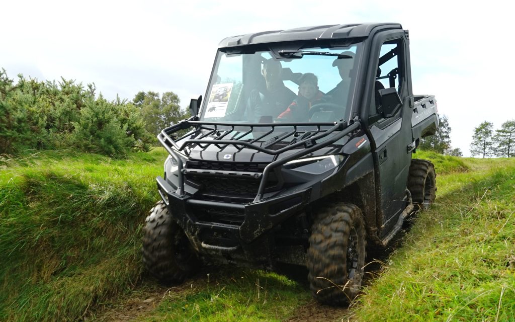 There is room for three in the cab of the larger-framed Rangers