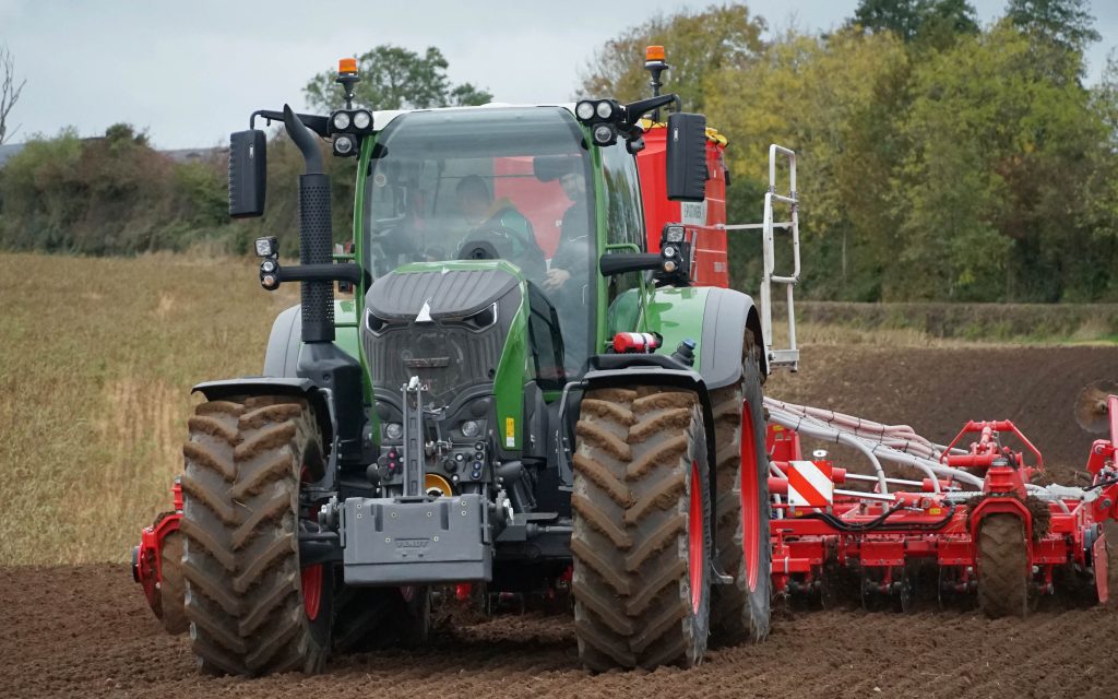 The 6m Terrasem V6000 DZ from Pottinger was seen working at a demonstration day in Co. Carlow organised by Kehoe Brothers Machinery Ltd