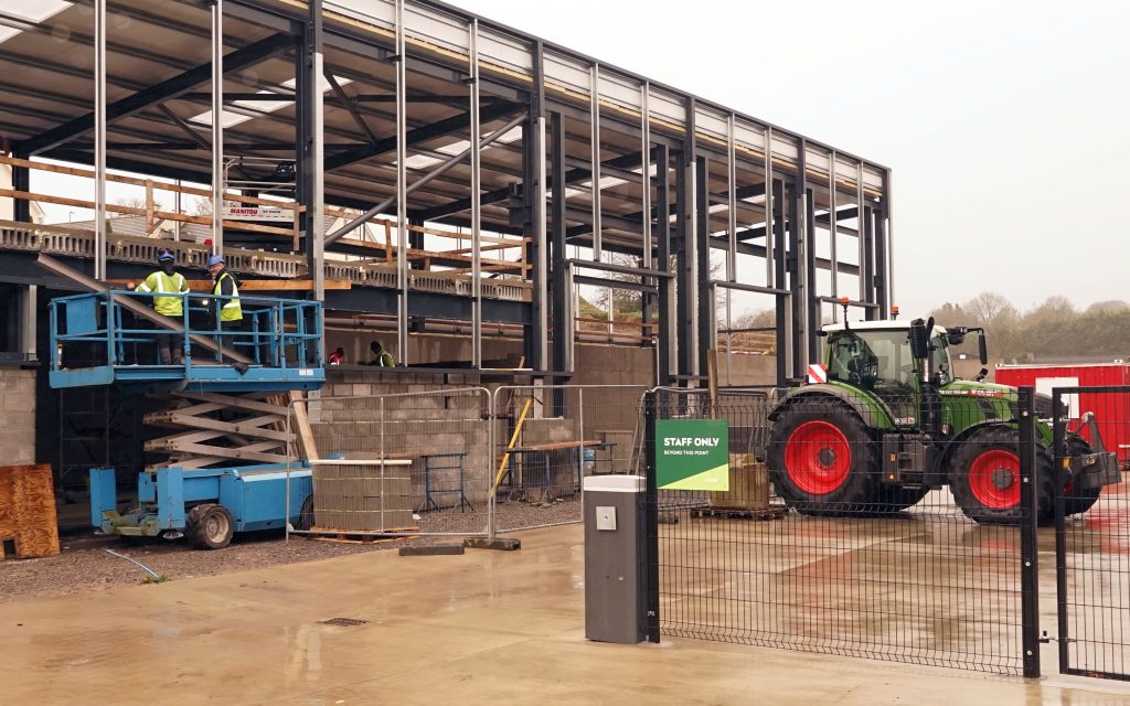 Work on the rear building is scheduled to be complete by January 2026