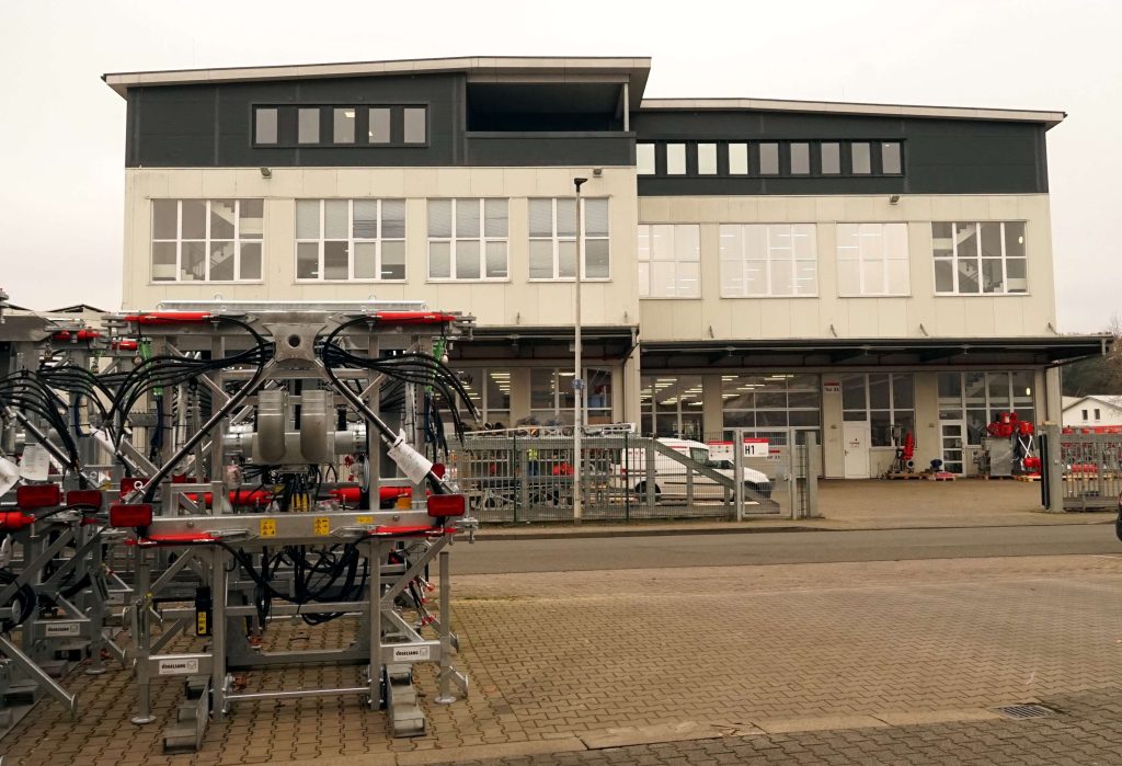 The assembly and service building is just one of many the company operates at its base at Oldenburg