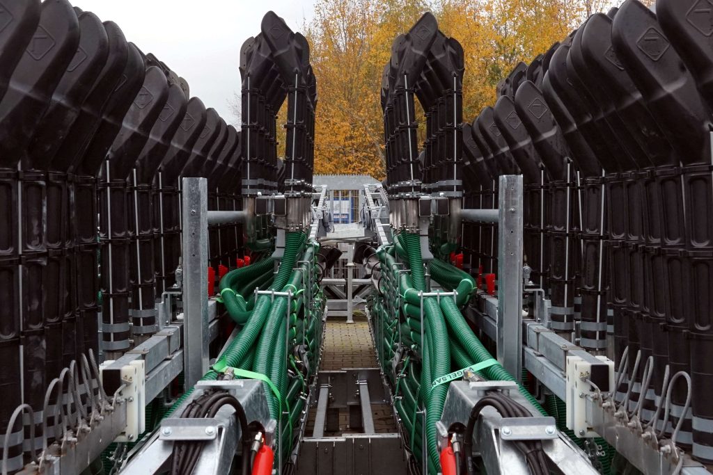 The trailing shoe in another innovation Vogelsang claims to have introduced