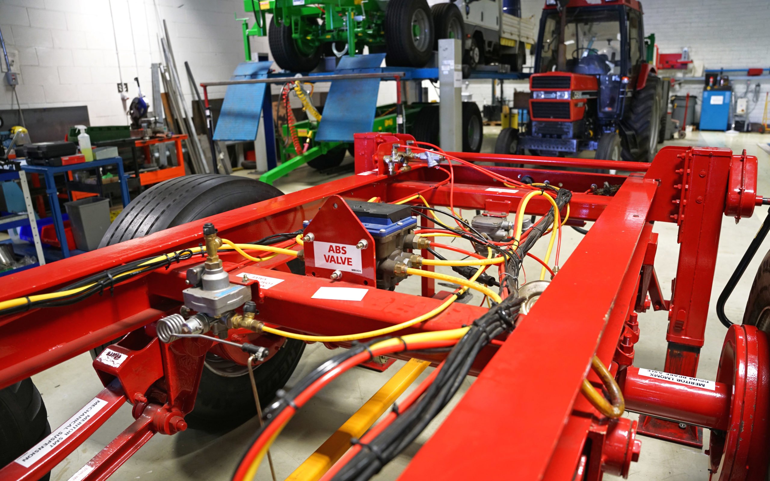 A trailer brake rig is shared with the HVM course