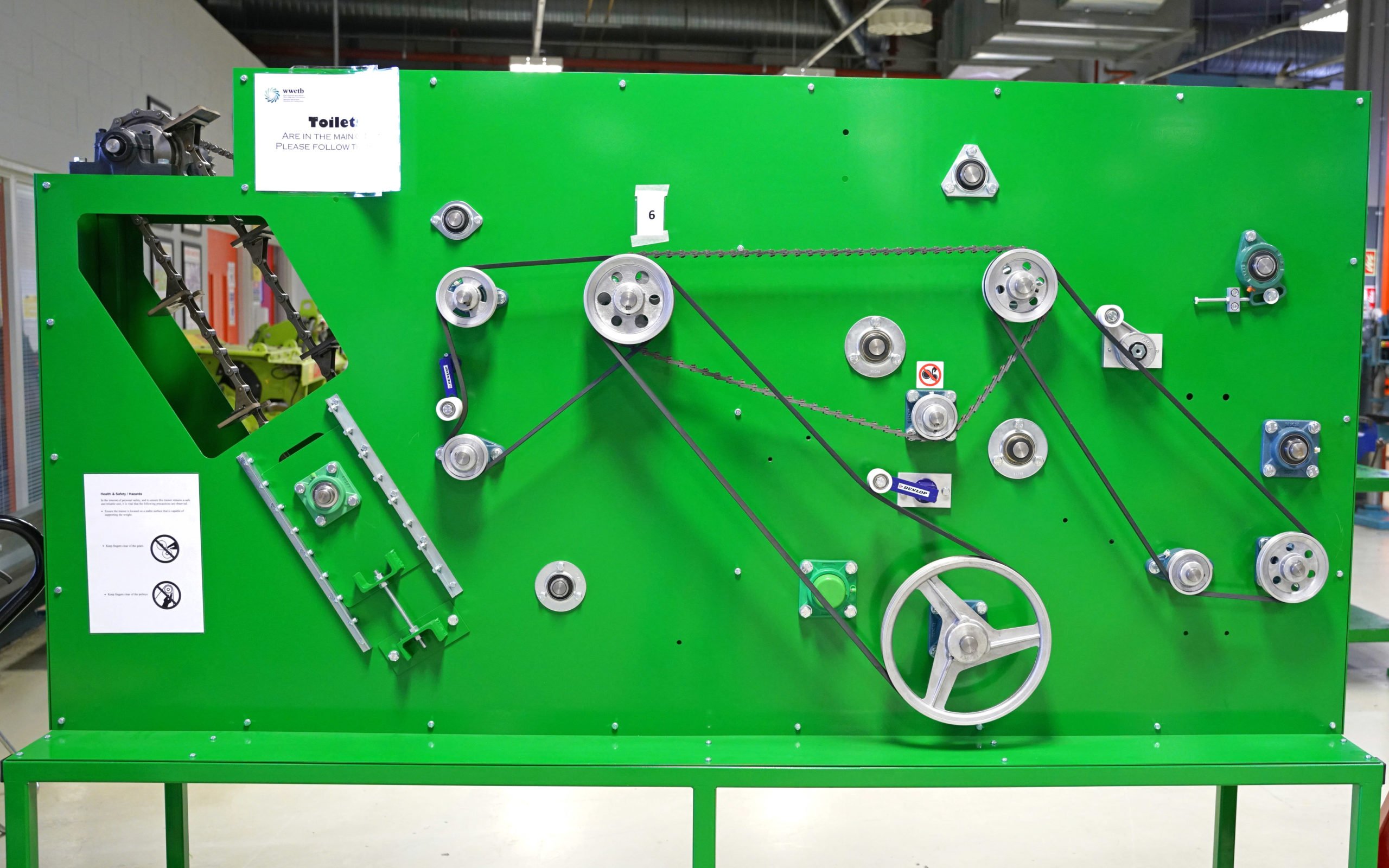 The basics of how belts and pulleys are used in machinery are taught early on