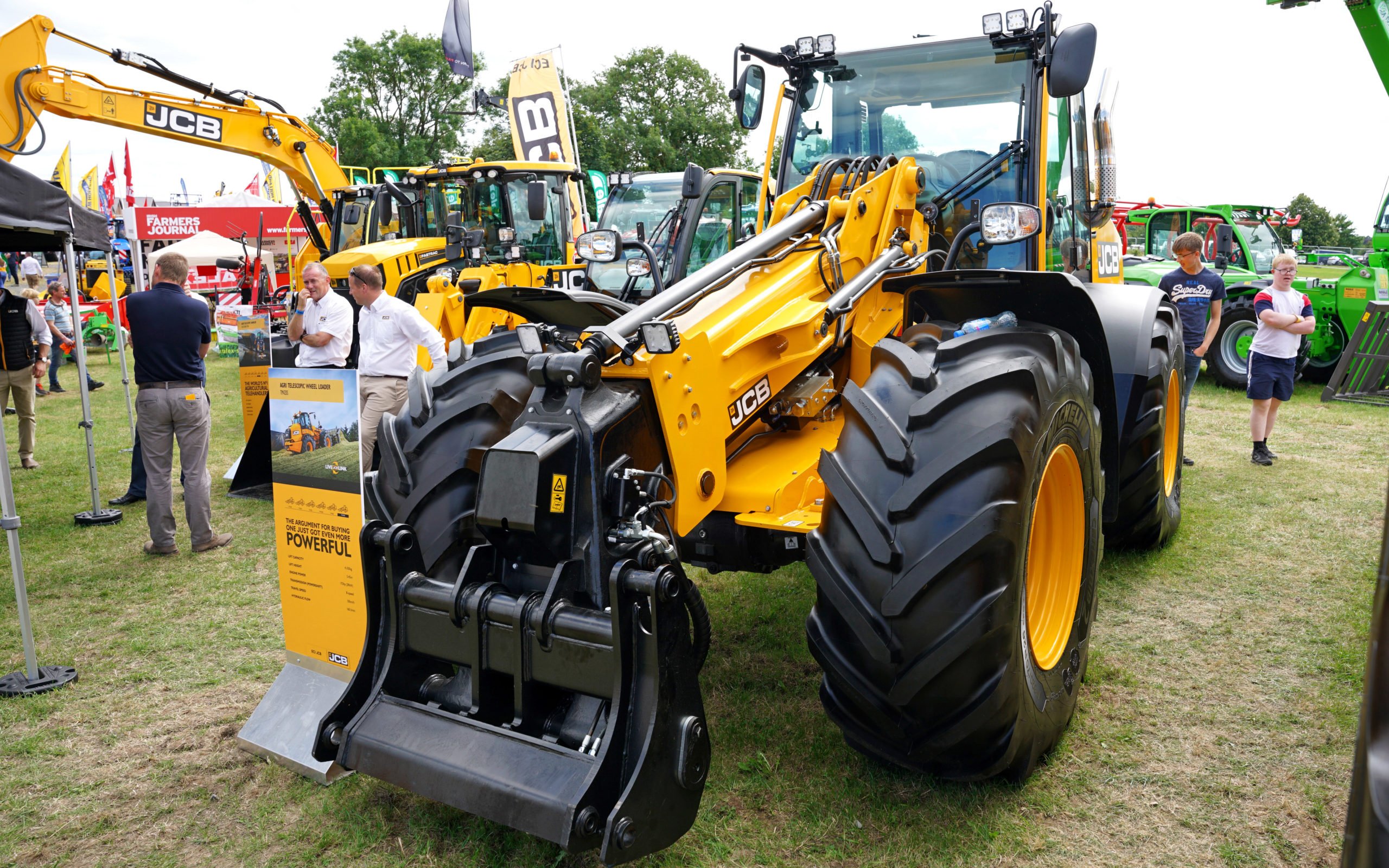 The latest JCB telescopic model is ideal for tillage farms