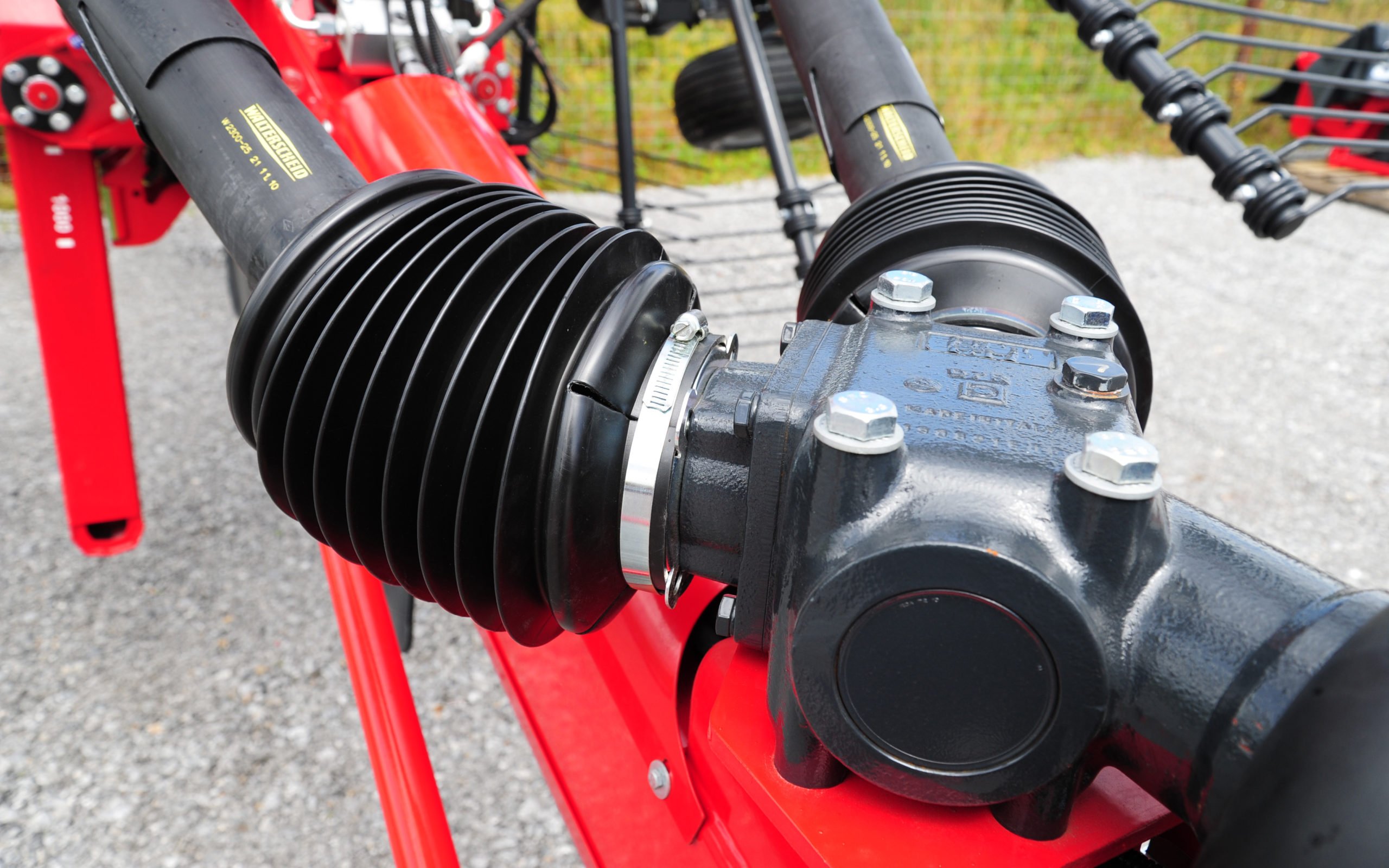 Walterschield PTO shafts are used throughout the range
