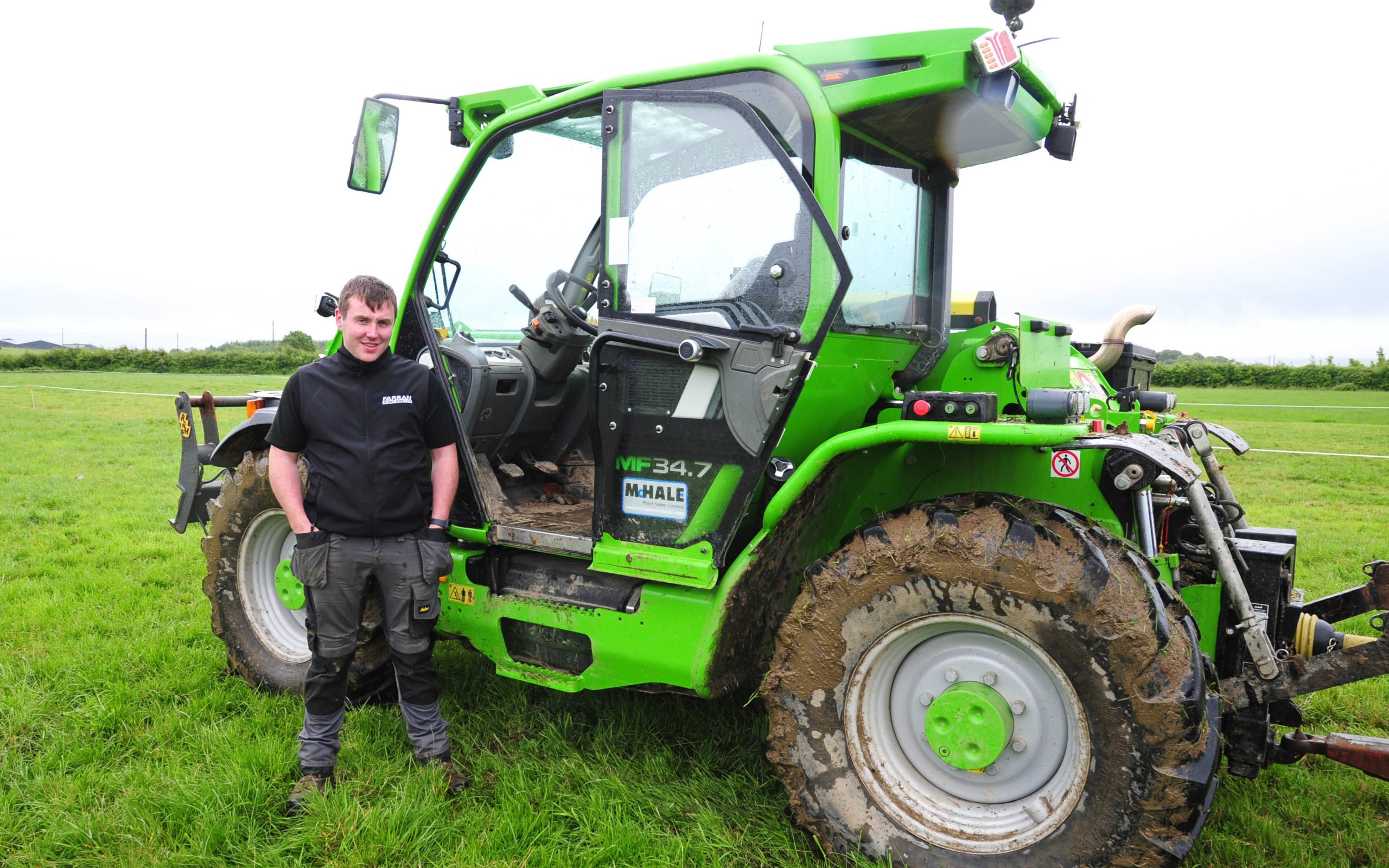 Diarmuid McCarthy is delighted with the Multifarmer and is happy to spend long days in the cab