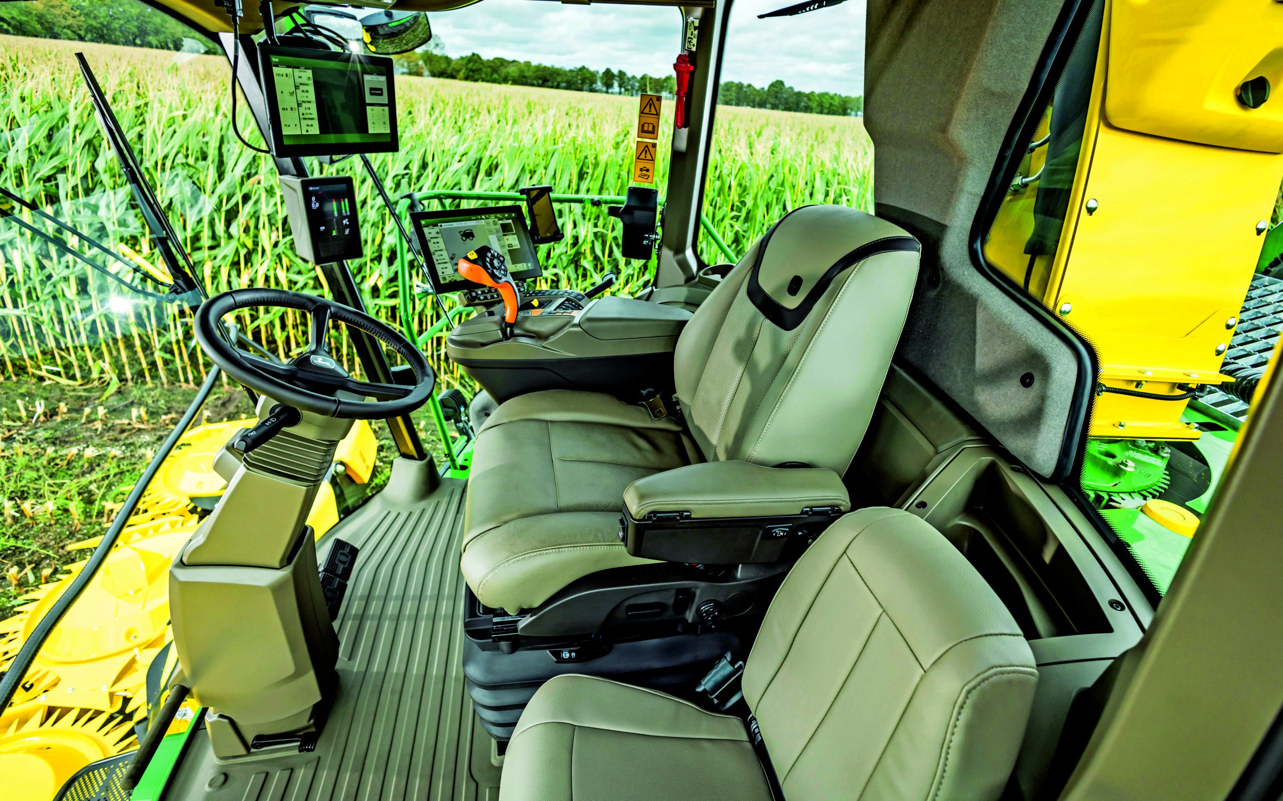 The new cabs are said to offer a clearer view and greater comfort