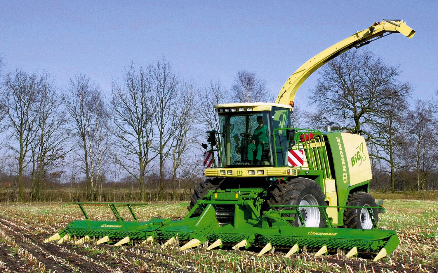 Maize for forage and bio-digesters is a major crop on the continent and Krone led the field in header development