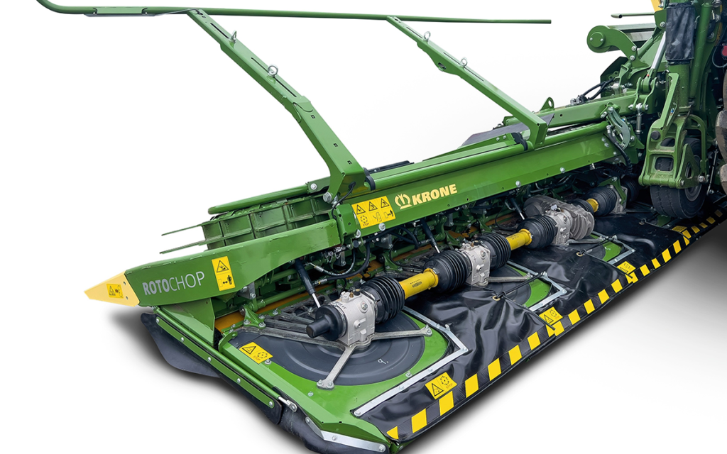 The recently introduced Krone X Collect maize header is a  natural fit for the 860 harvester