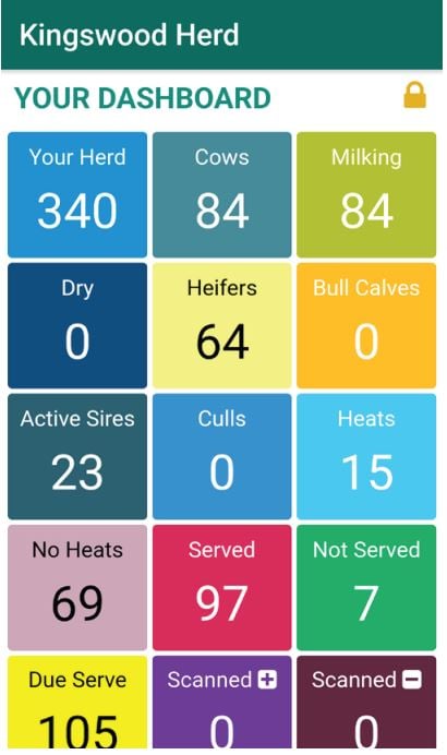 The Kingswood Dashboard: Yourherd's stats at a glance