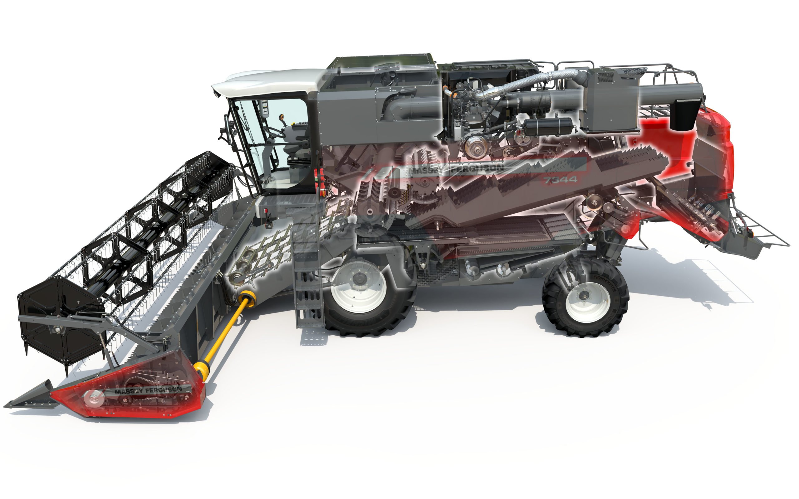 At heart, the Activa machines remain traditional harvesters with five straw walkers in each