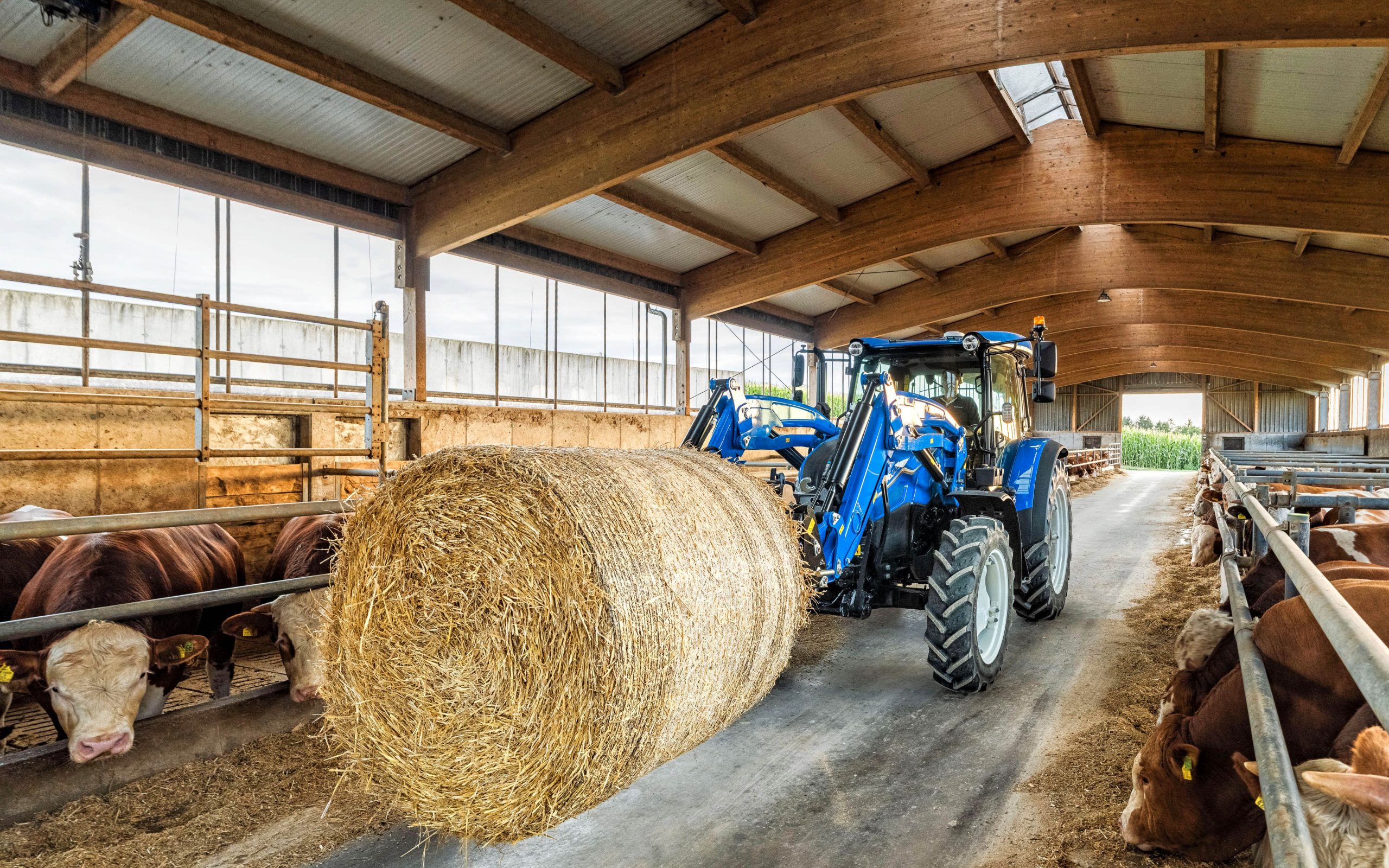The new generation of T5 tractors are being promoted as being loader-friendly