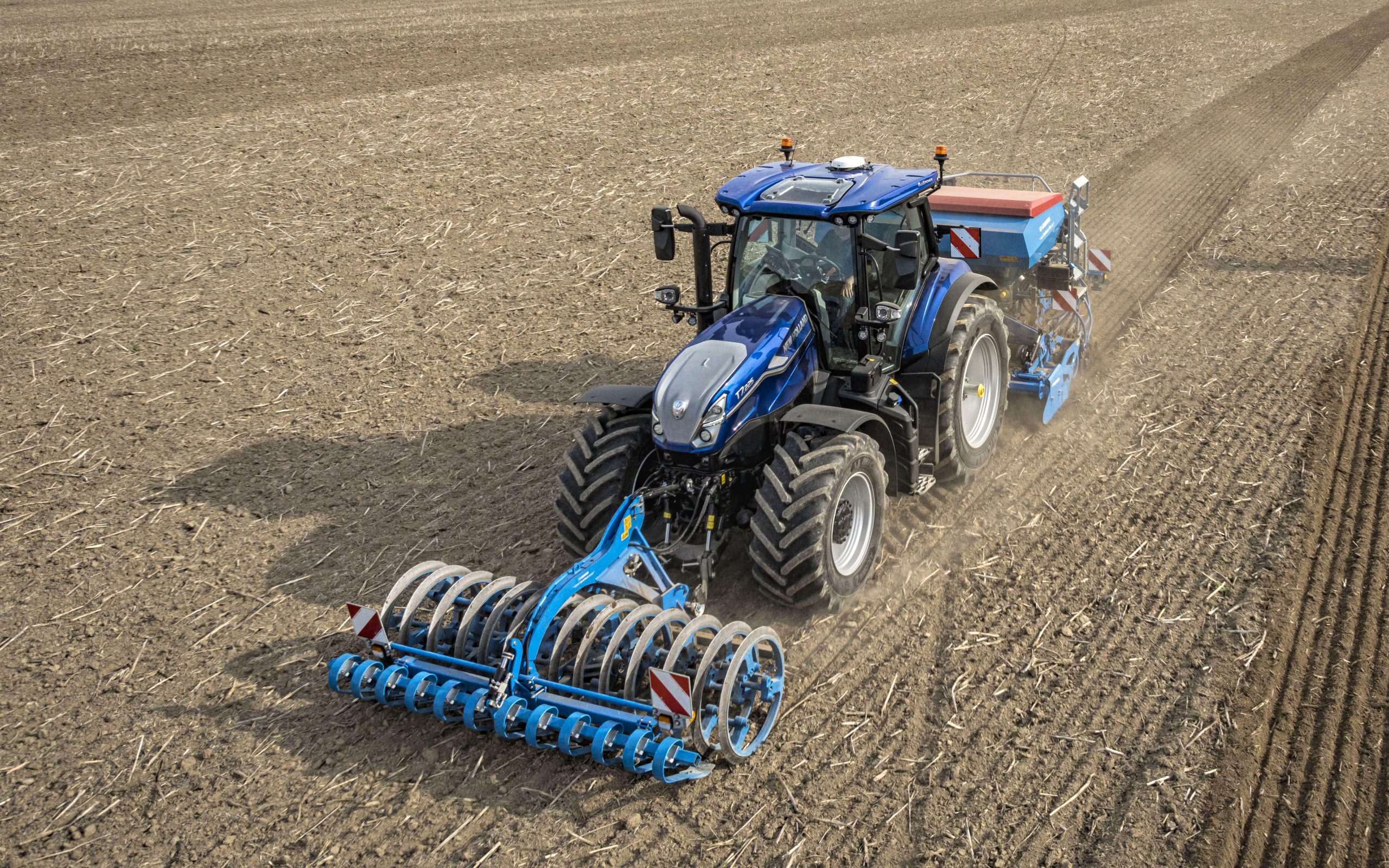 Power boost is available for all secondary demands such as PTO and hydraulics