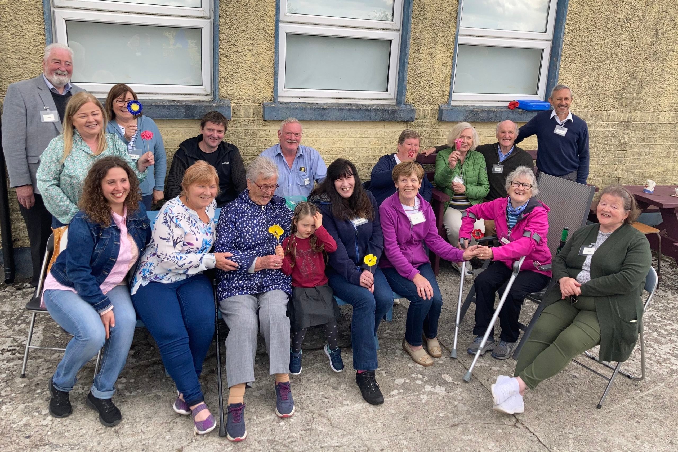 Helen Murphy and the Glenamaddy Community Garden Group. Image source: GIY