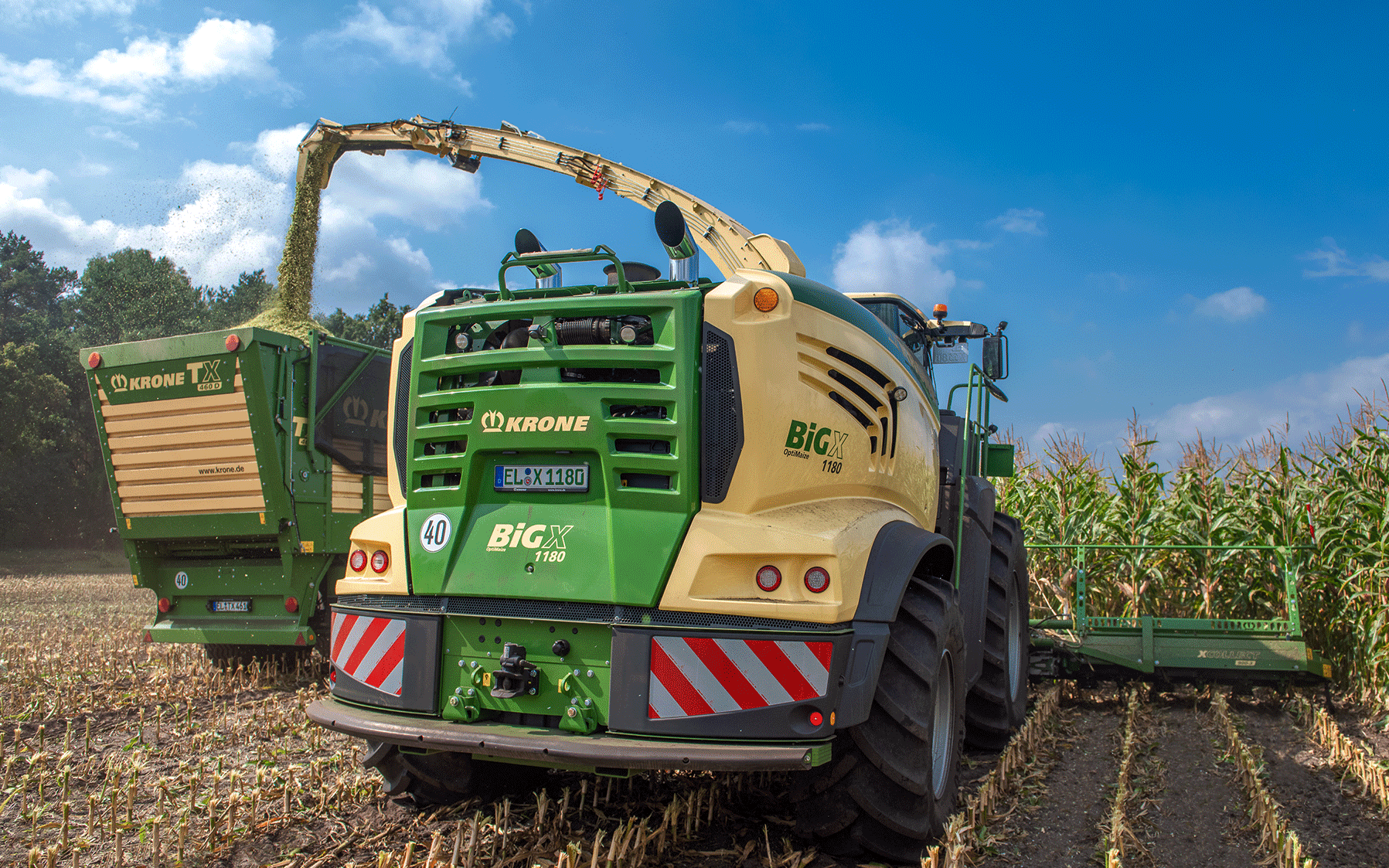 The Krone BiG X 1180 is claimed to be the most powerful forage harvester on the market