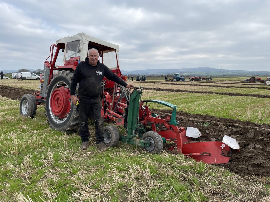 Tony Wharton from the Killarney Ploughing Association