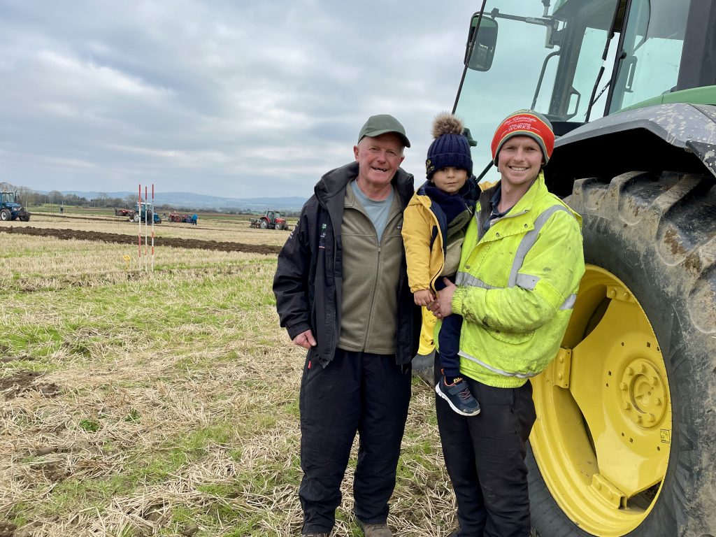 (L-R) Brendan, Noah, and John Shanahan, Abbeydorney