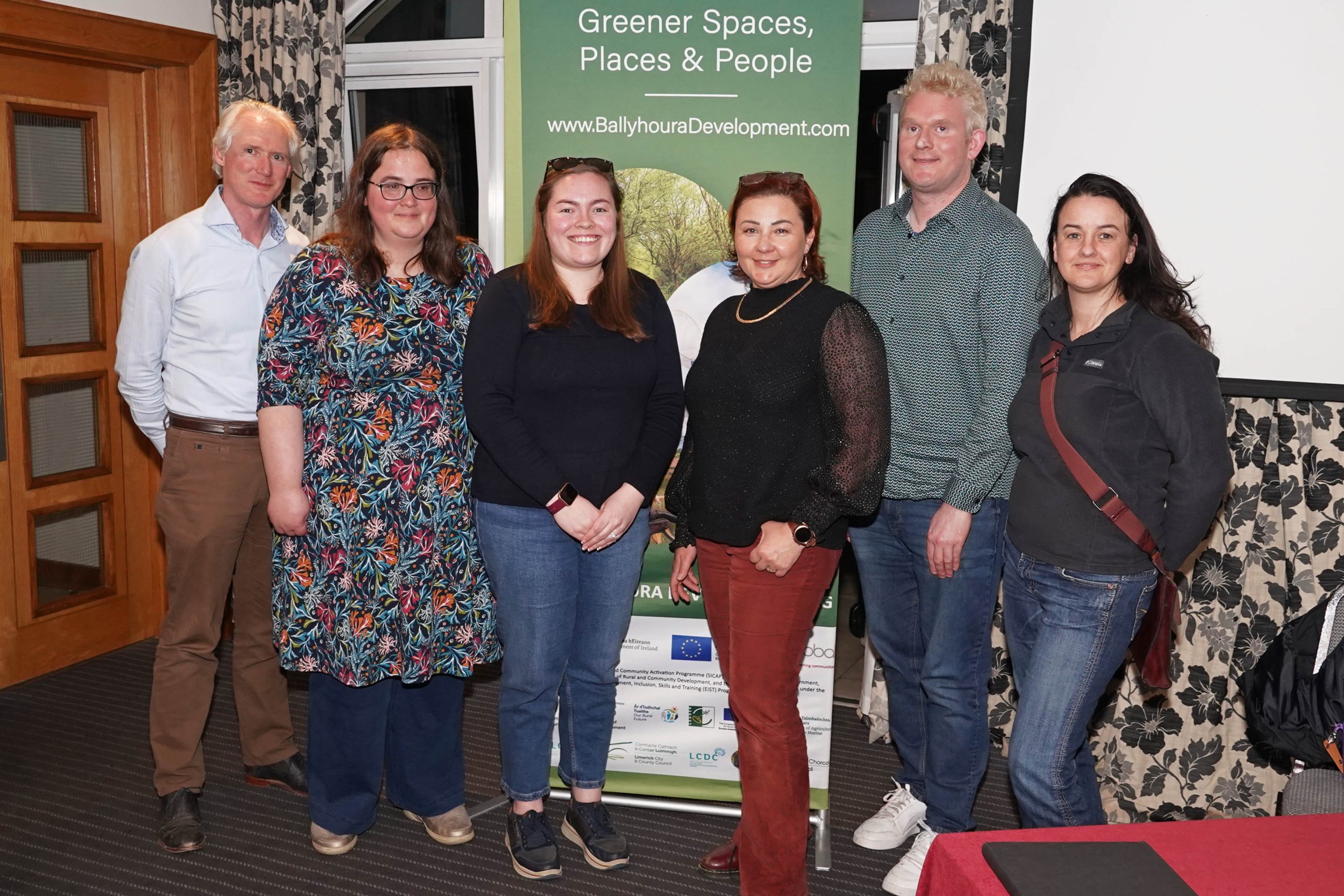 Dr Lena Madden (fourth from left) with colleagues from the Irish  Living Labs project