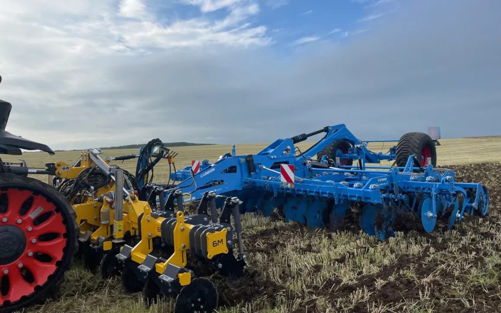 Shallow subsoiling followed by light surface cultivation is made possible in one pass with the CCT