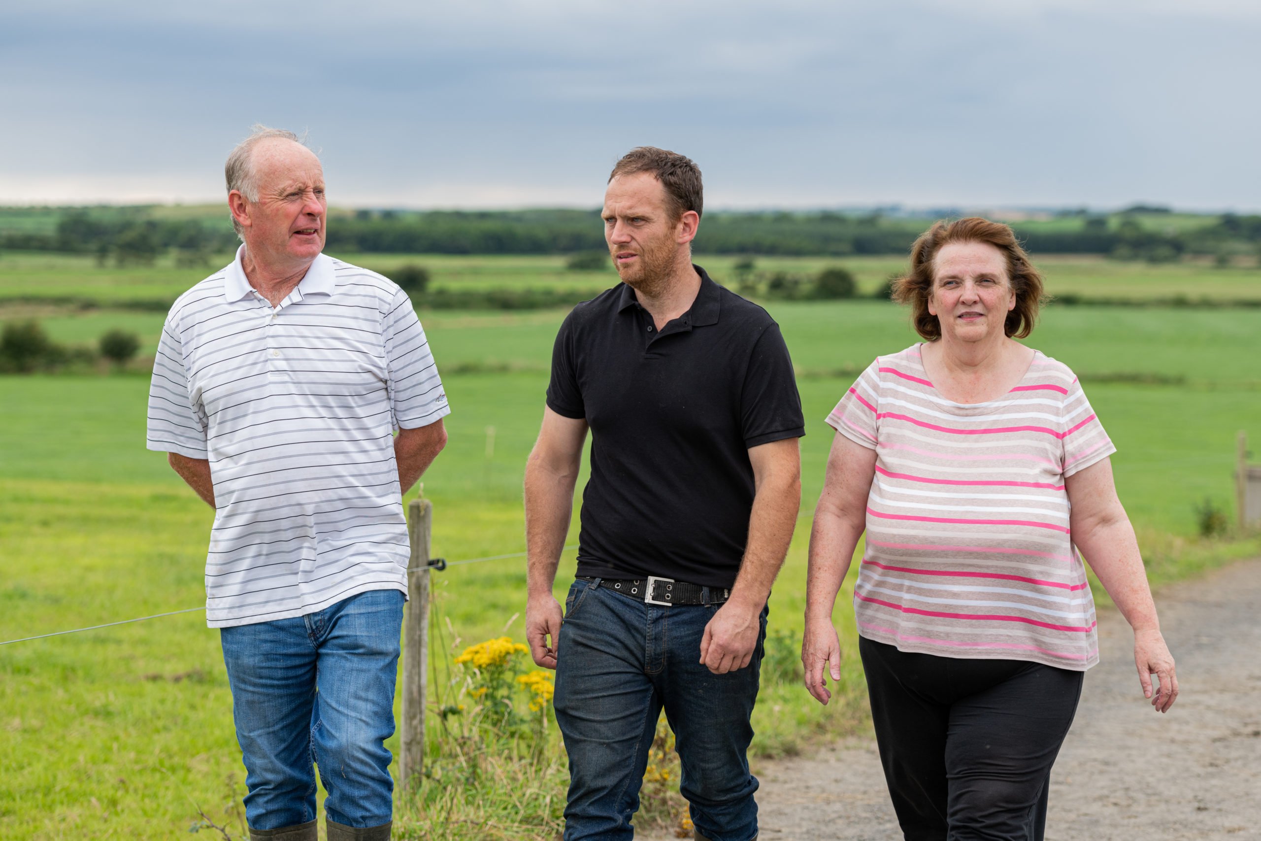 Frank, Eoin and Mary