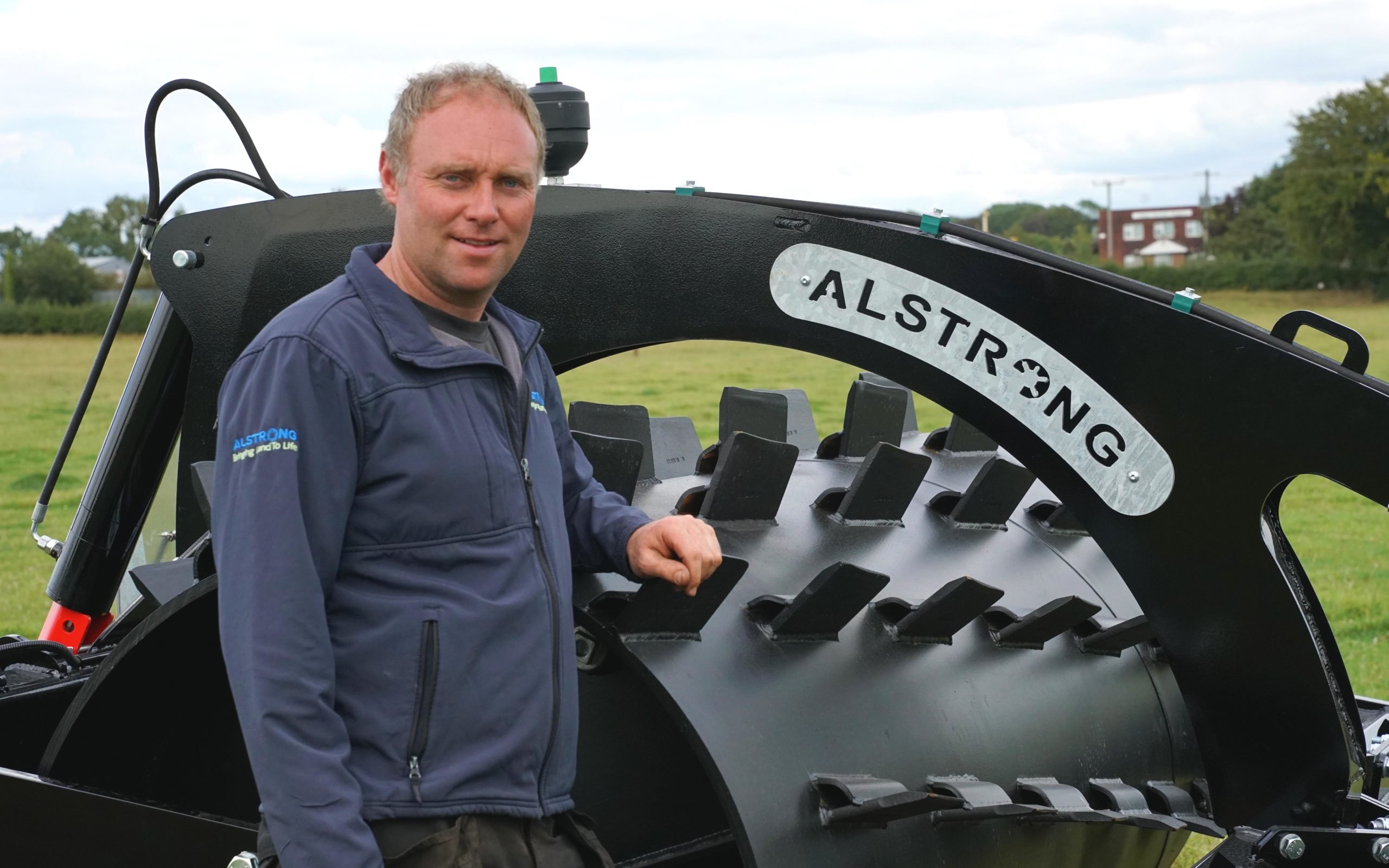 Alan builds the aerator on the home farm near Ballinasloe, Co Galway