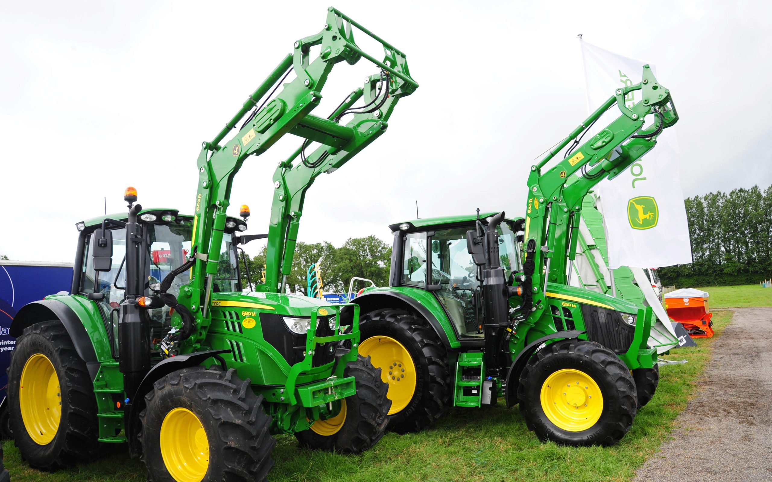 Despite the usual marketing efforts, sales of new tractors have slowed this year