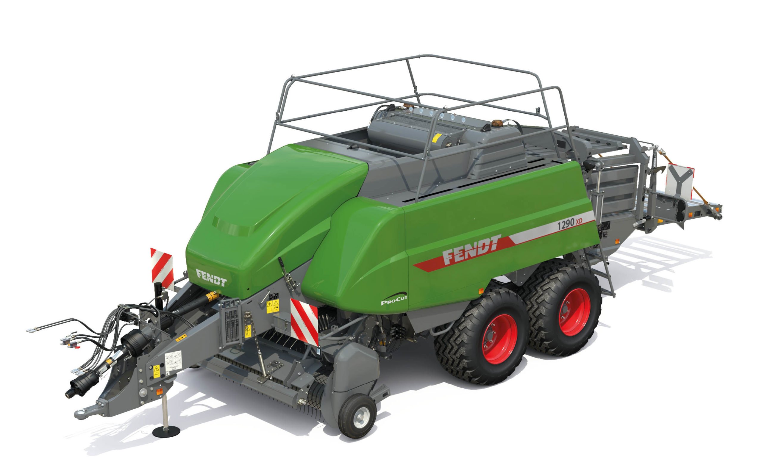 The latest Fendt balers have update running gear and are TIM enabled