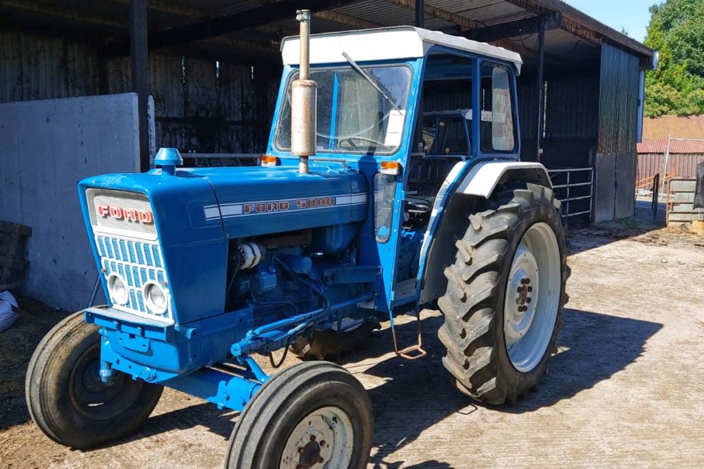 This Ford 5000 has been kept in light work by its current owner