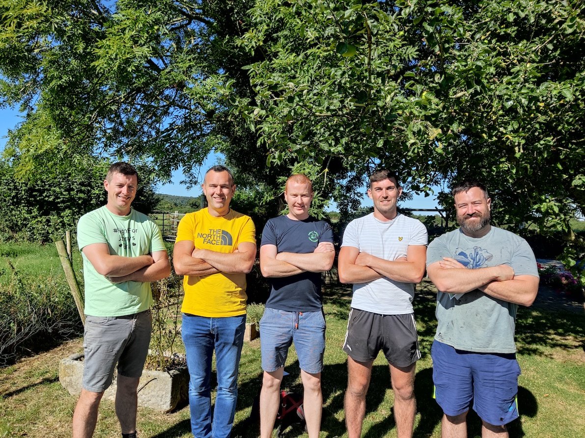 Padraig O'Dwyer, Francis Finn, Conor Mitchell, Keith Bracken and Cathal Bannon some of the members of the fundraising committee for Johnny's Girls