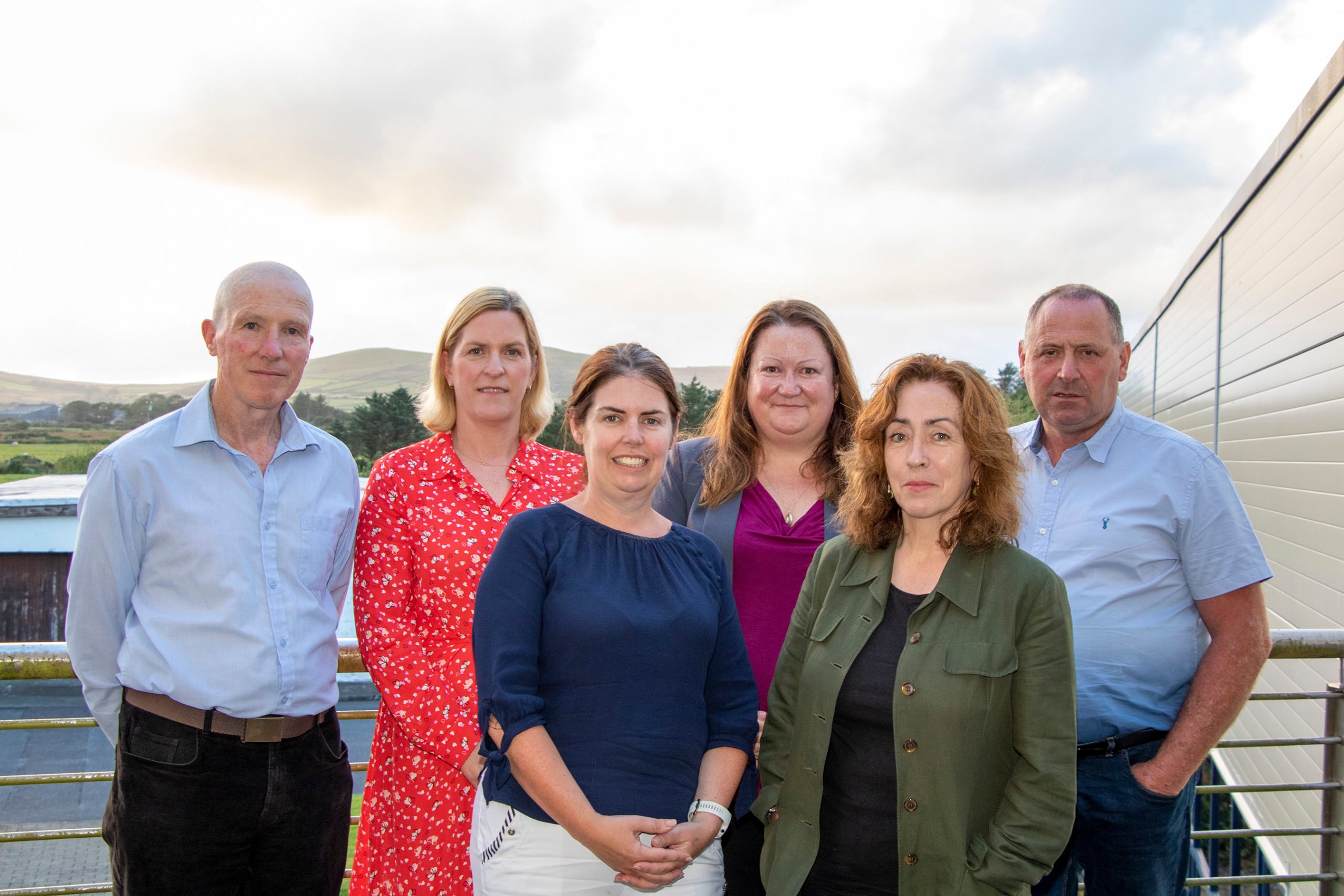 Members of West Kerry Dairy Farmers Sustainable Energy Community (SEC) with Ruth Buggie from SEAI and Mary Buckley of Kerry Agribusiness