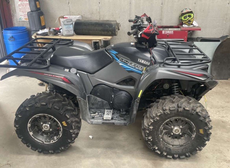A Quad, a power washer and tools were among the stolen items. Image source: James Kennedy