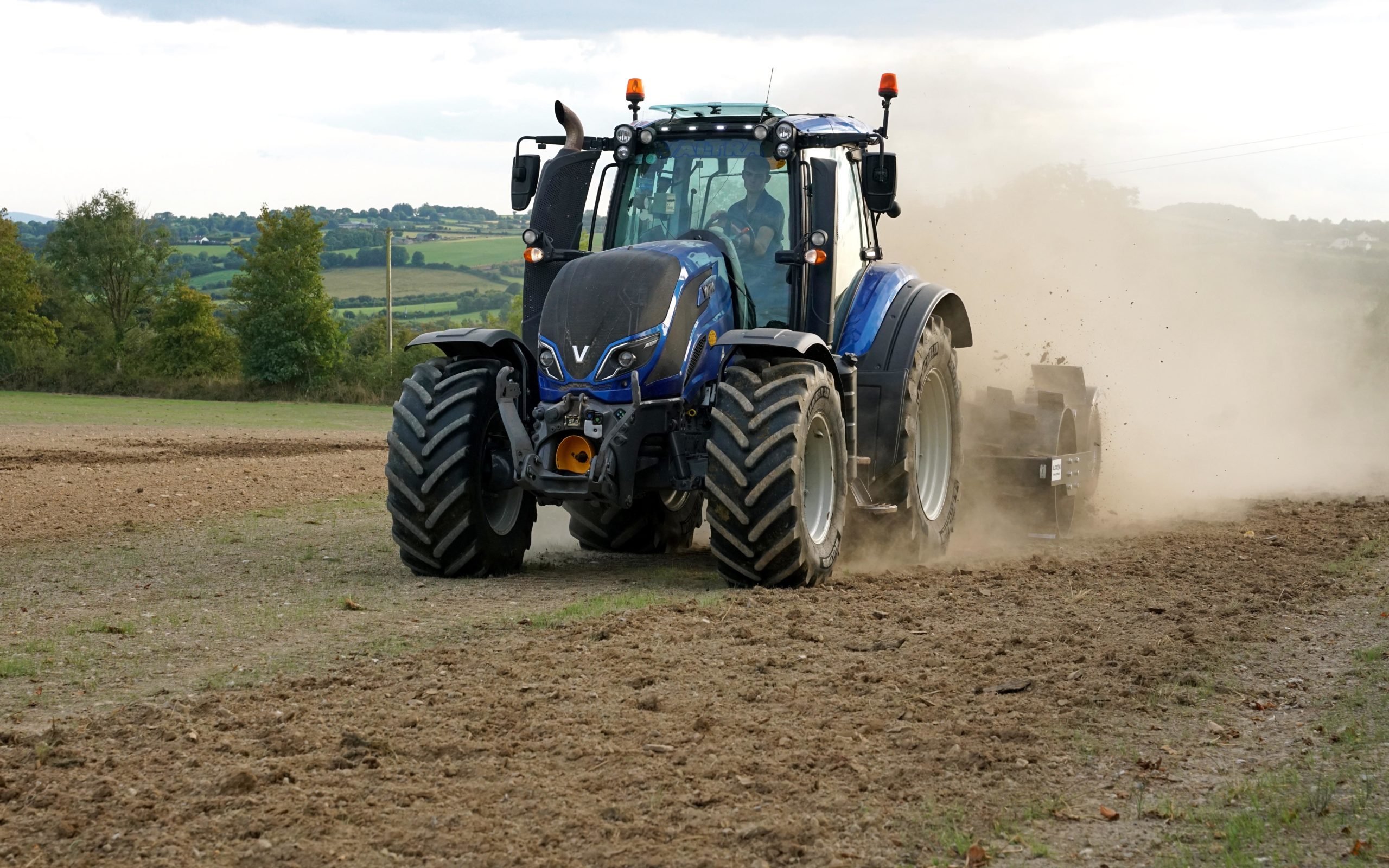 The effect on bare ground is to leave an ideal surface to be seeded with a one-pass implement