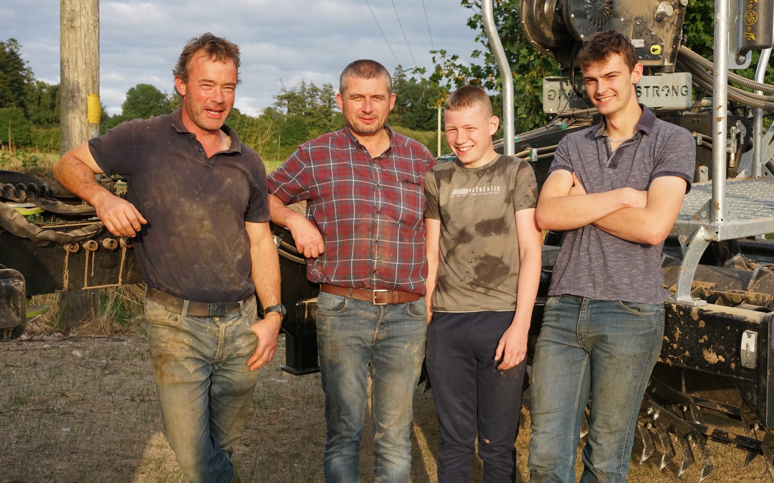 L-r: Kieran Murphy; Mike Collins; Adam Collins; Darragh Stack