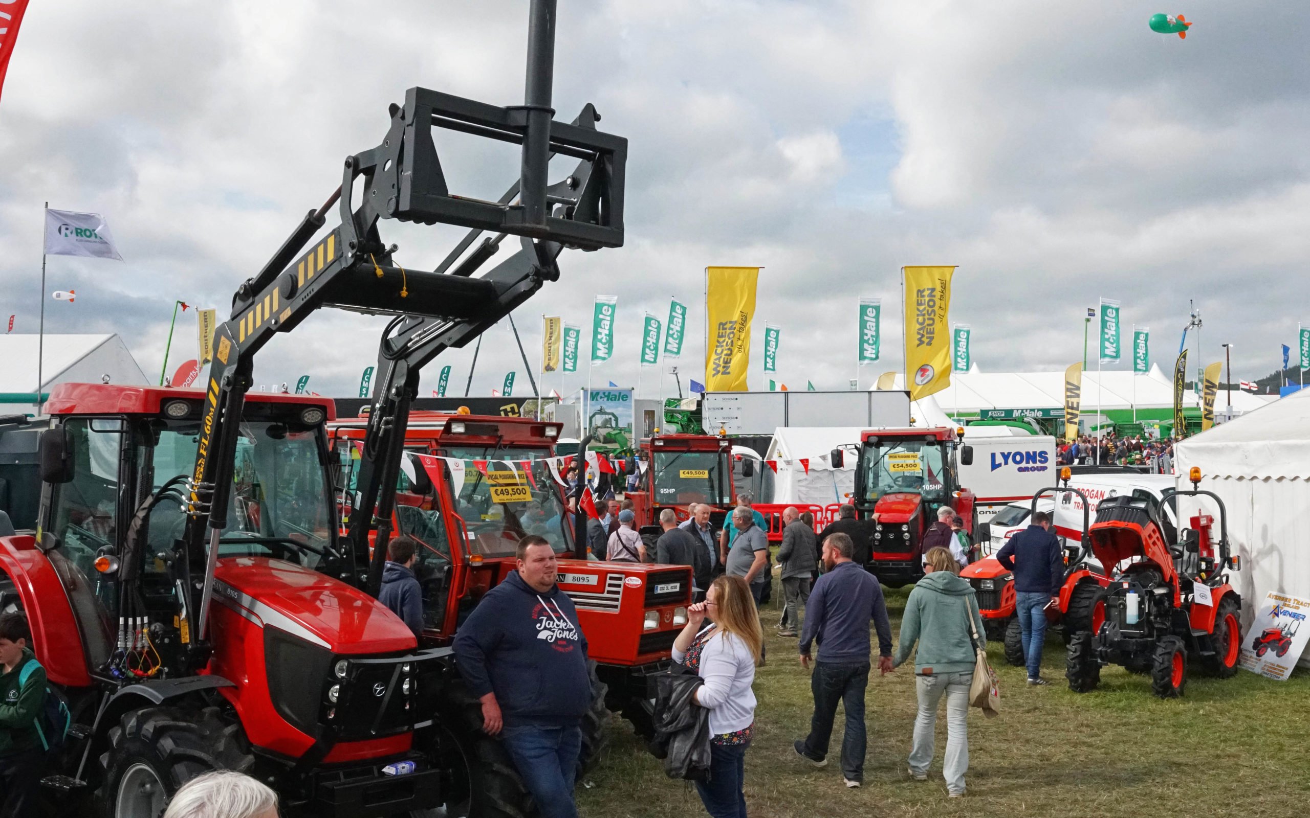 Most models are usually in stock but the Ploughing saw many of them sold