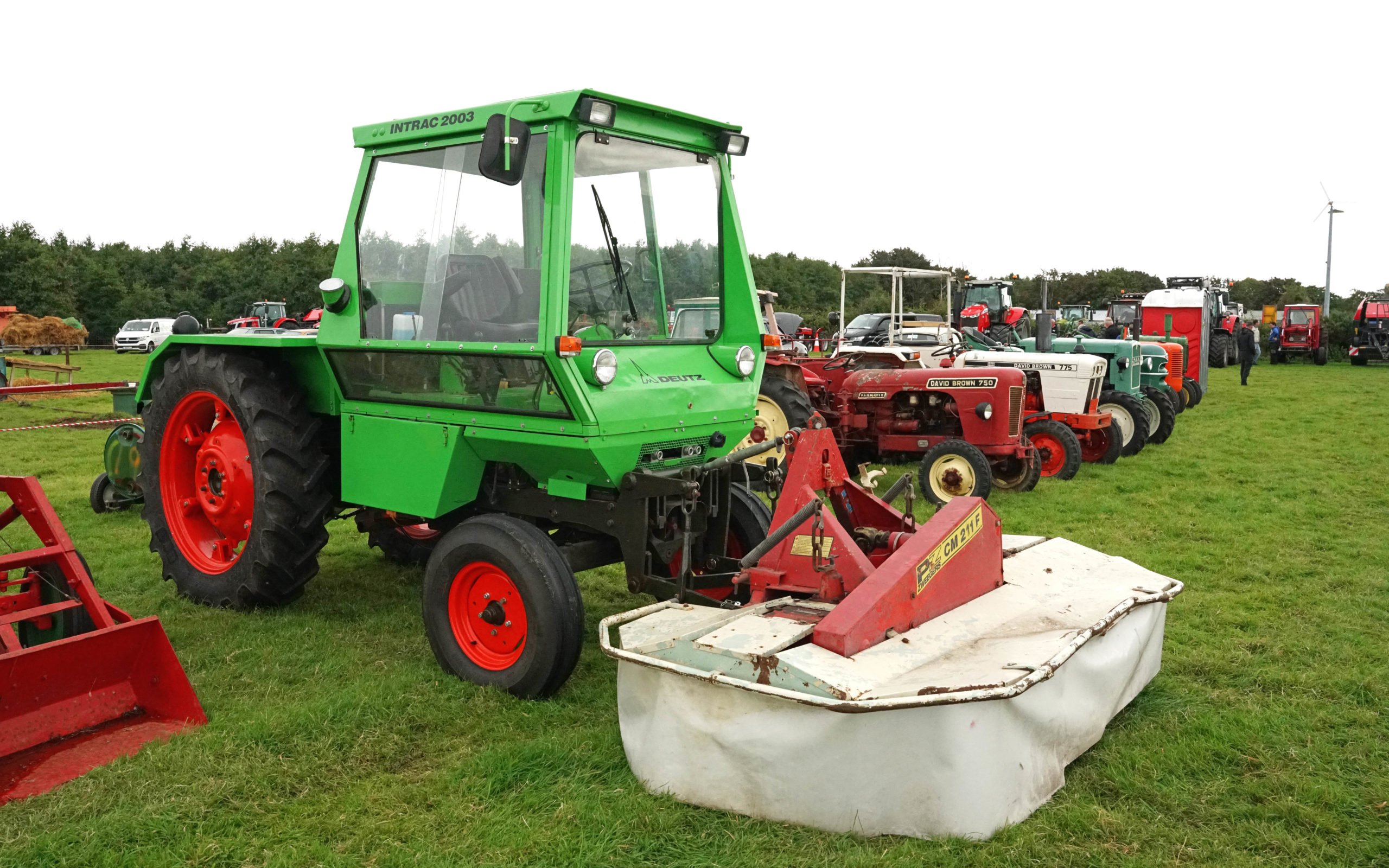 Something rather different is the Deutz Intrac 2003. Offering 59hp it was created as a competitor to the MB Trac which itself only had 65hp at first. It was a futuristic machine, launched at a time of great experimentation, but forward control tractors are still a niche market