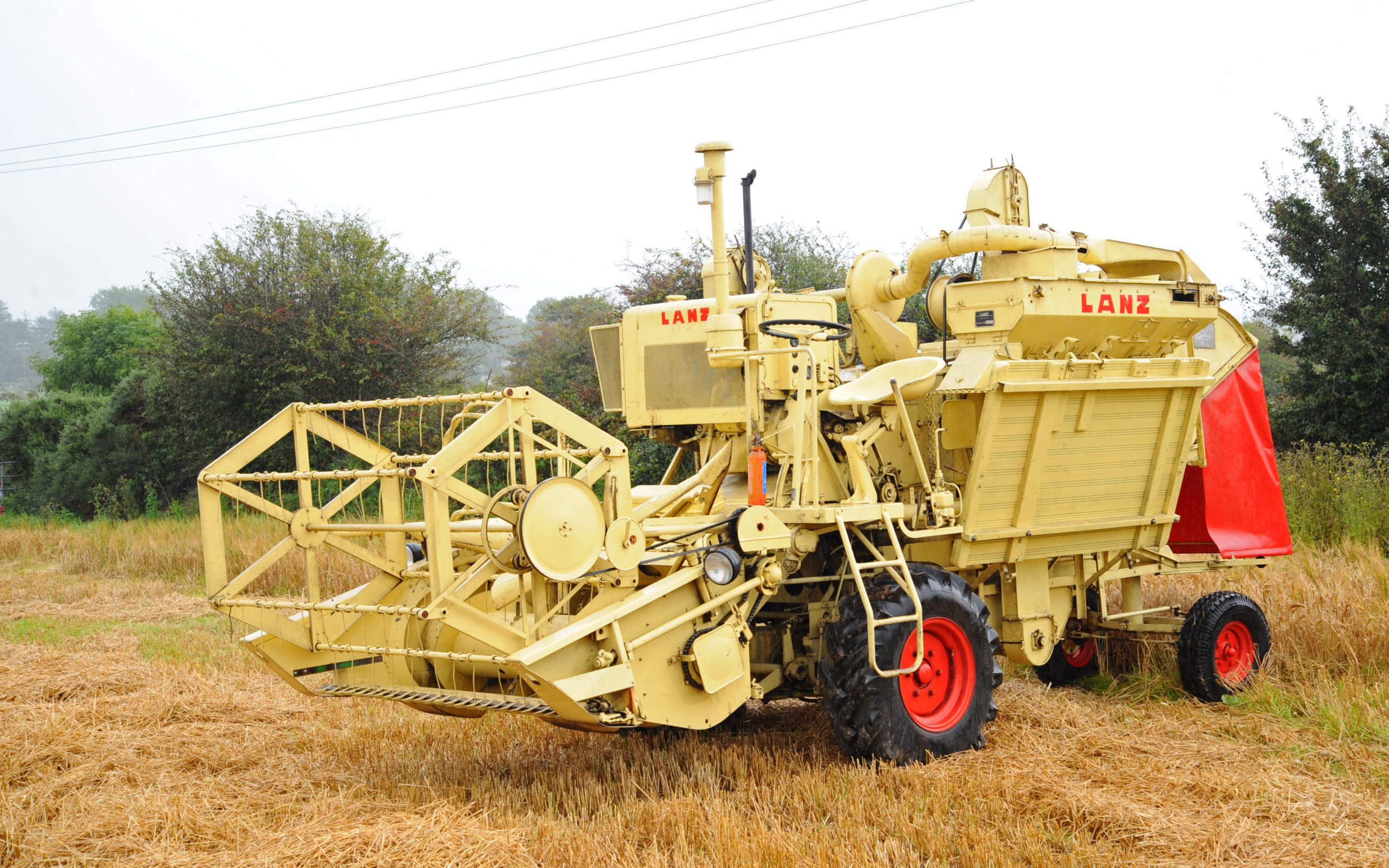 Early combines were comparatively simple but saved a huge amount of labour