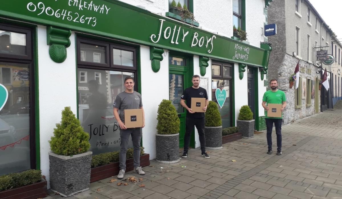 Jolly Boys Pizza and Grill owners: Fenton White, Leo Flanagan and Michael Delaney. Image source: Michael Delaney