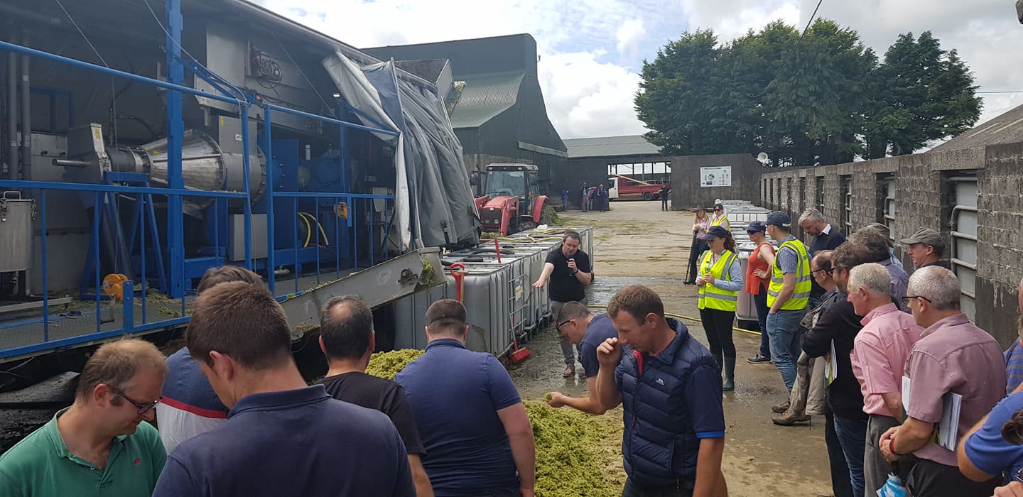 Co-director of the Circular Bioeconomy Research Group at Shannon ABC in MTU, James Gaffey provides a demonstration.&nbsp;Image source: MTU