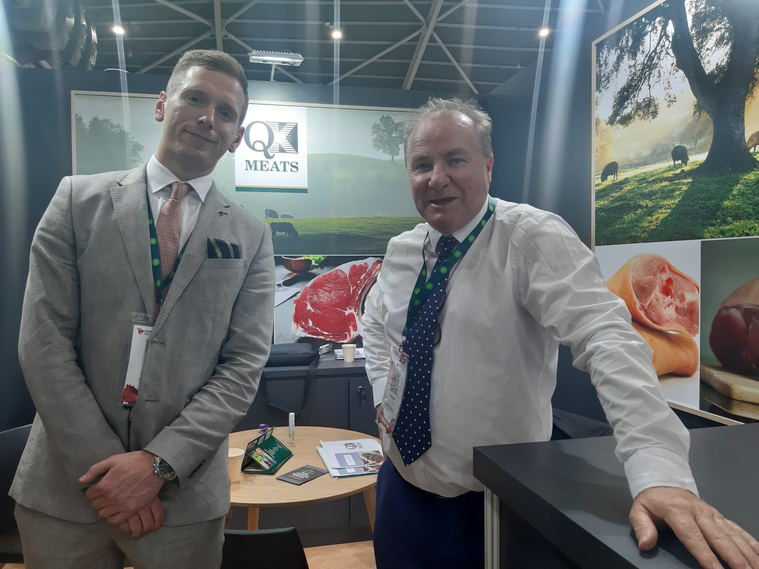 Paul Gahan, Asia/EU sales executive, QK Meats and Conor Murray, sales manager, QK Meats