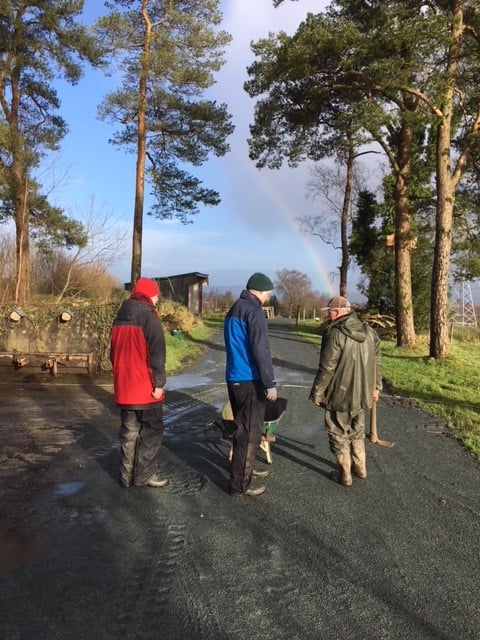 Social farmer Tommy Earley with some participants