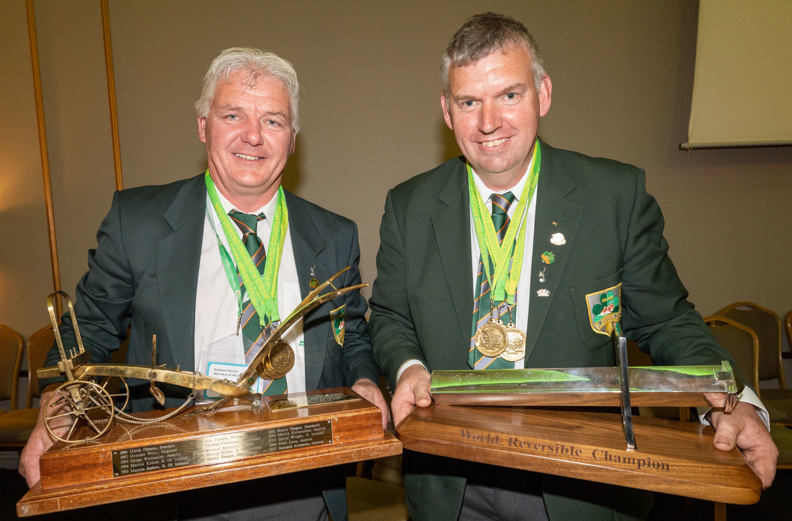 John Whelan from Co. Wexford and Eamonn Tracey from Co. Carlow. Image: Alf Harvey
