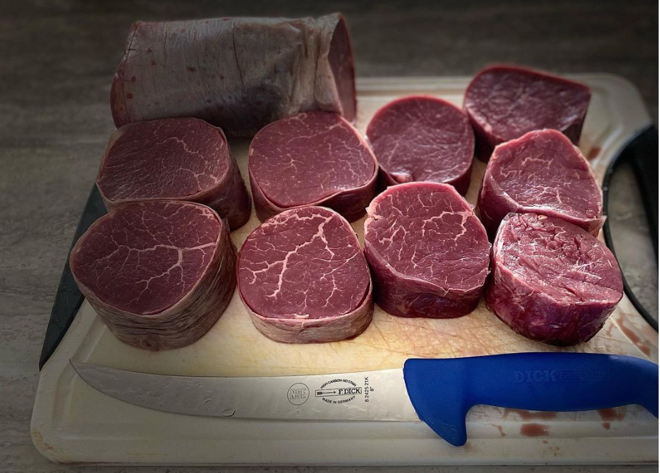 Beef with a high level of intramuscular fat and marbling. Image source: Troy Meats